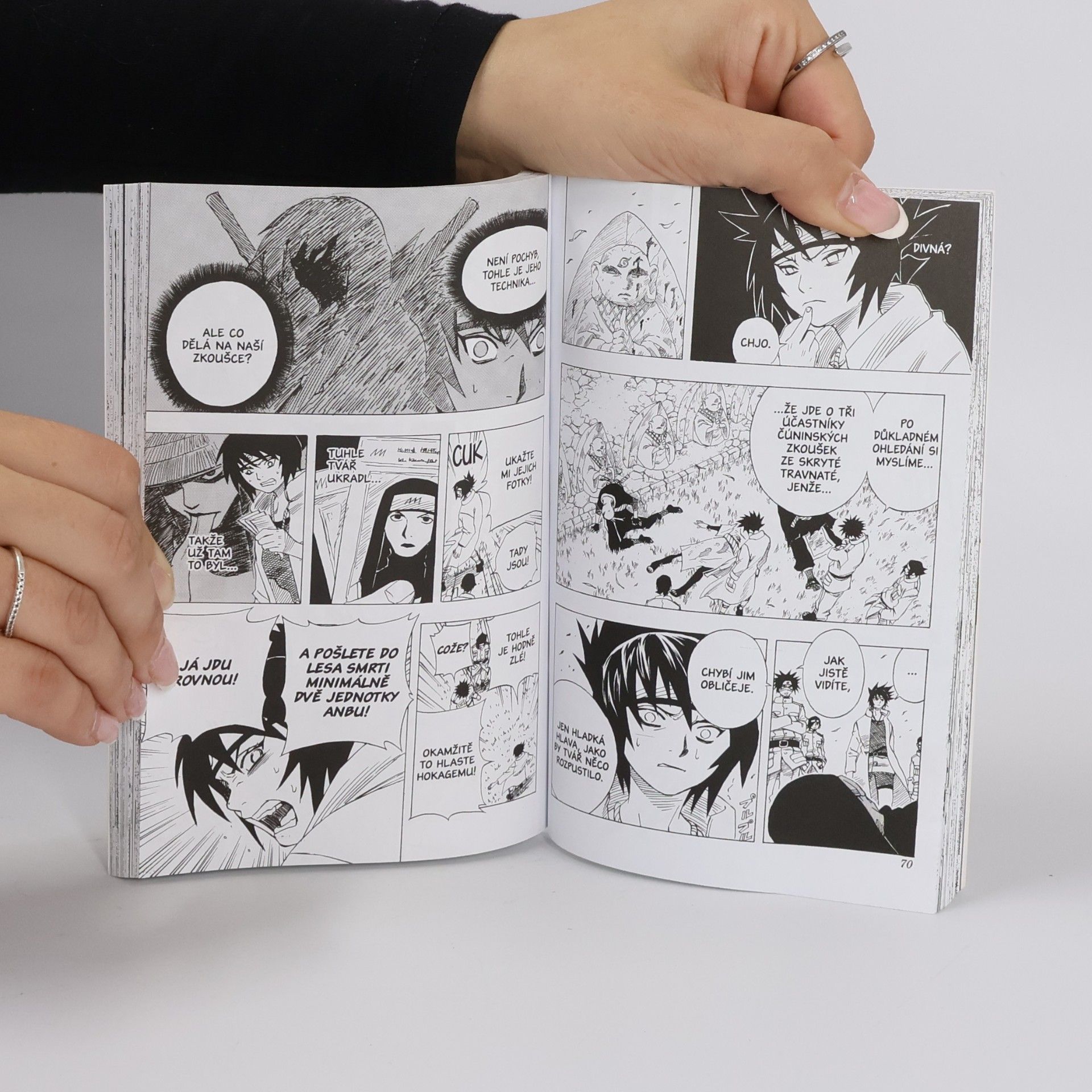 Masashi Kishimoto Naruto. 6. díl, Sakuřino rozhodnutí