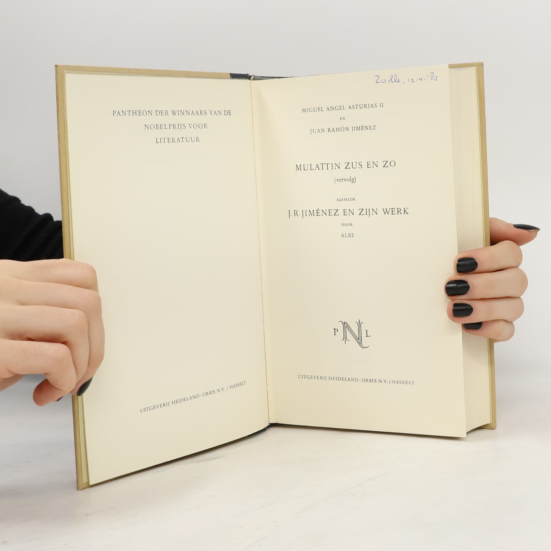 Miguel Ángel Asturias Pantheon der Nobelprijswinnaars Literatuur
