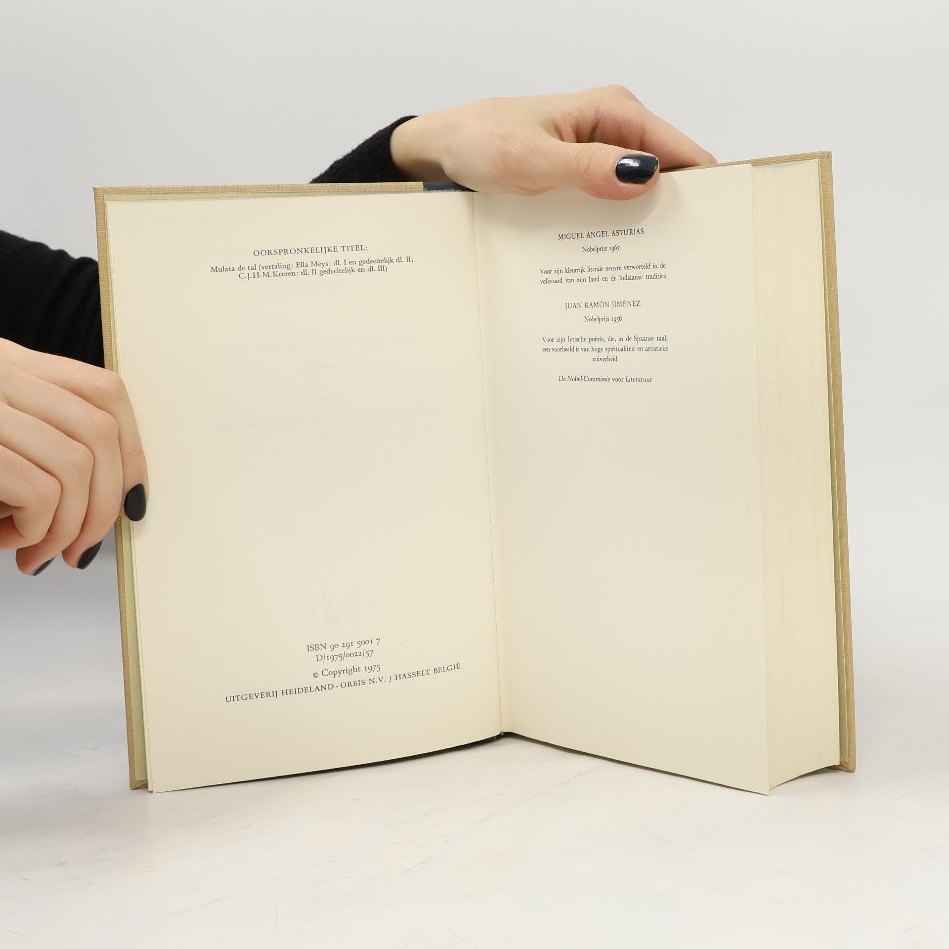 Miguel Ángel Asturias Pantheon der Nobelprijswinnaars Literatuur