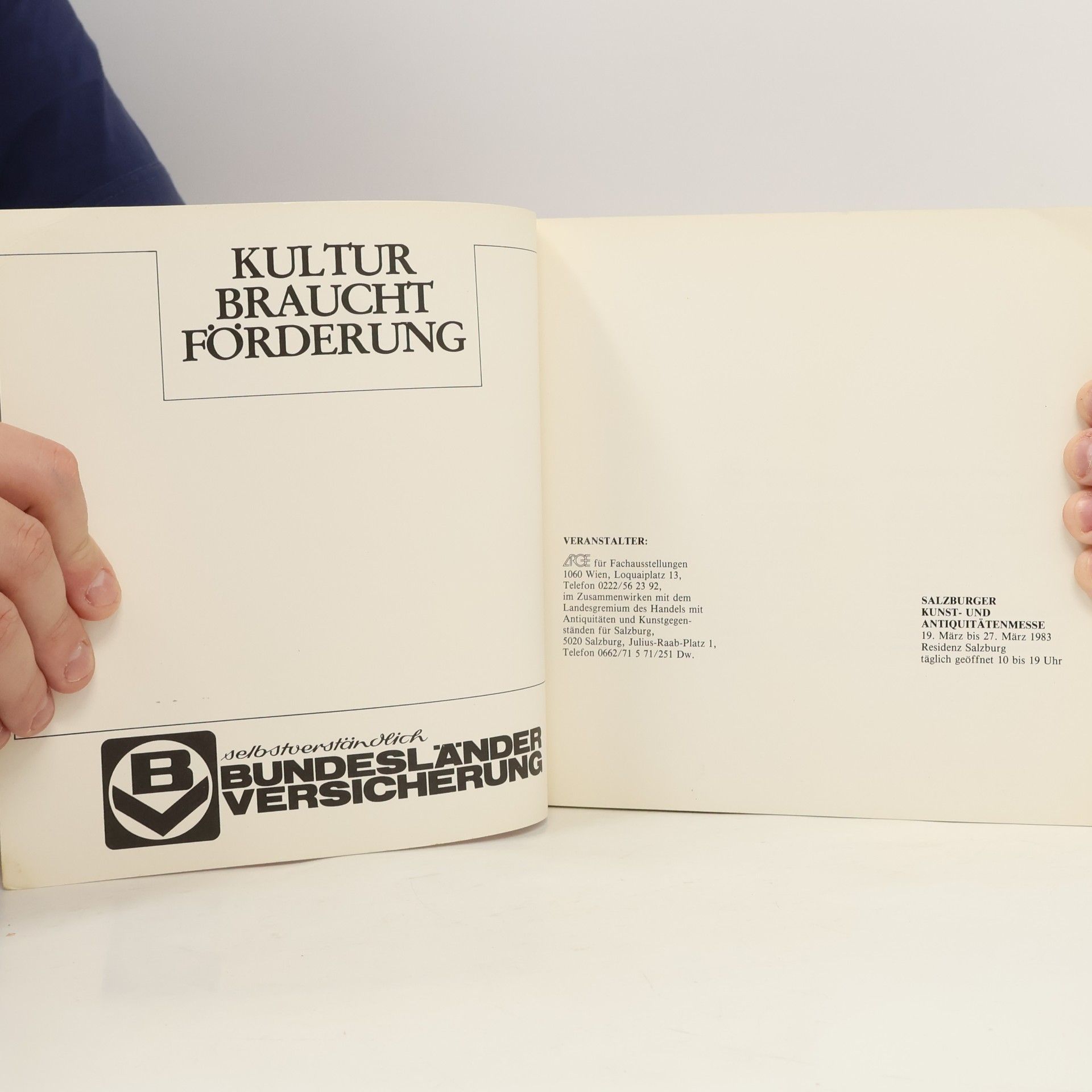 Autorenkollektiv Salzburger Kunst und Antiquitätenmesse 1983