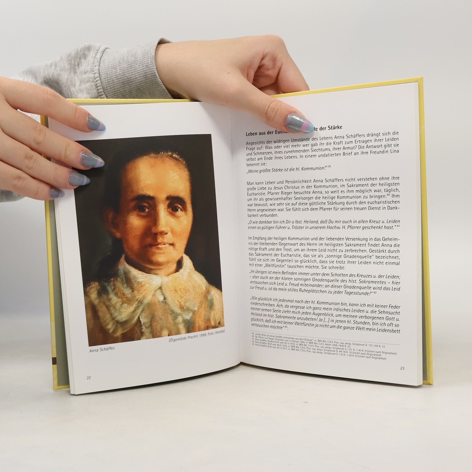 Georg Franz X. Schwager Anna Schäffer - Vorbild der Kranken, Leidenden und Armen