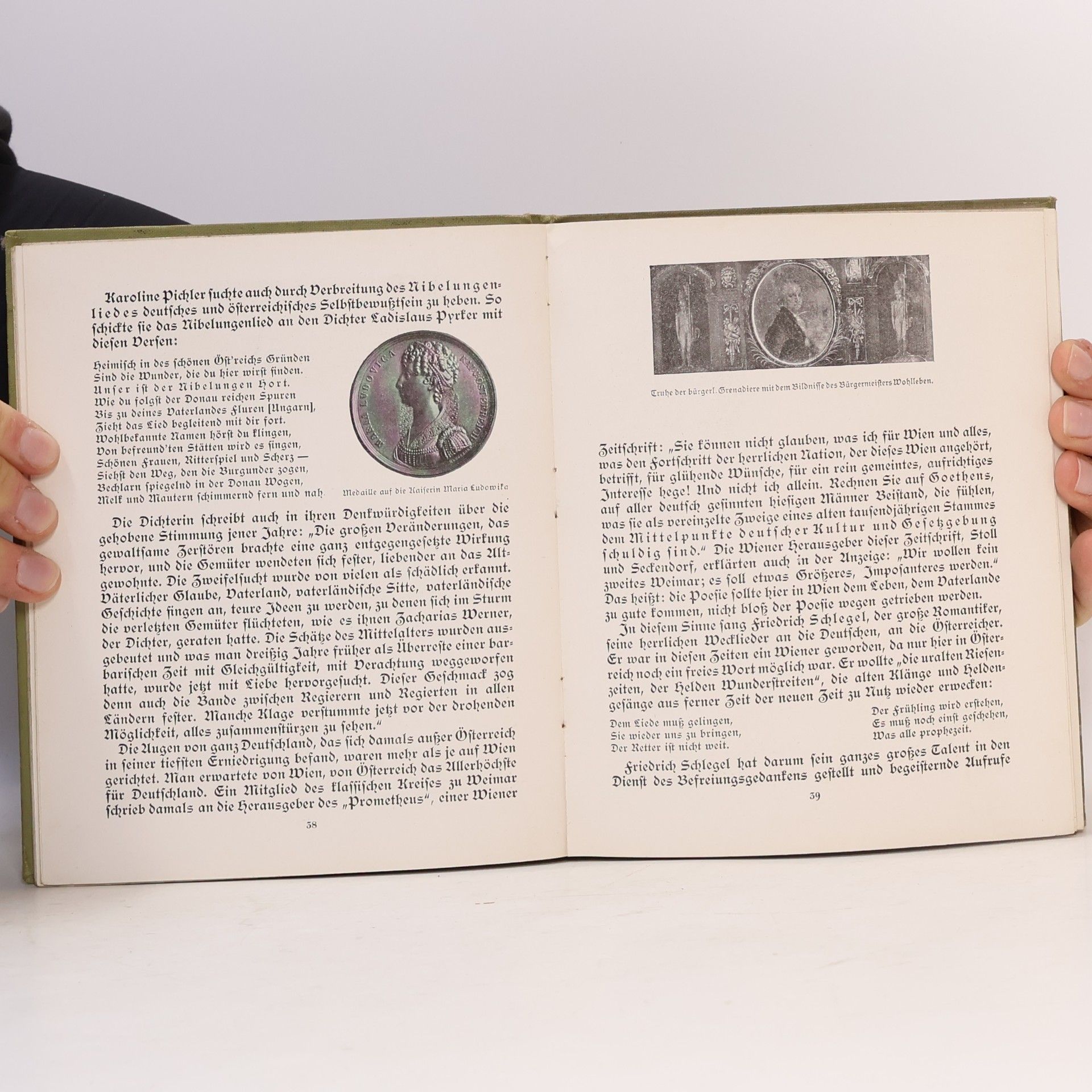 Richard Kralik Festgabe der Gemeinde Wien zur Erinnerung an die Befreiungskriege 1813