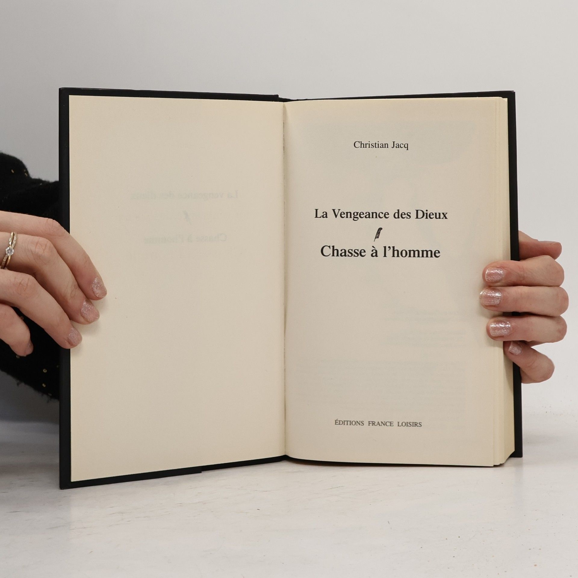 Christian Jacq La Vengeance des Dieux: Chasse à l'homme