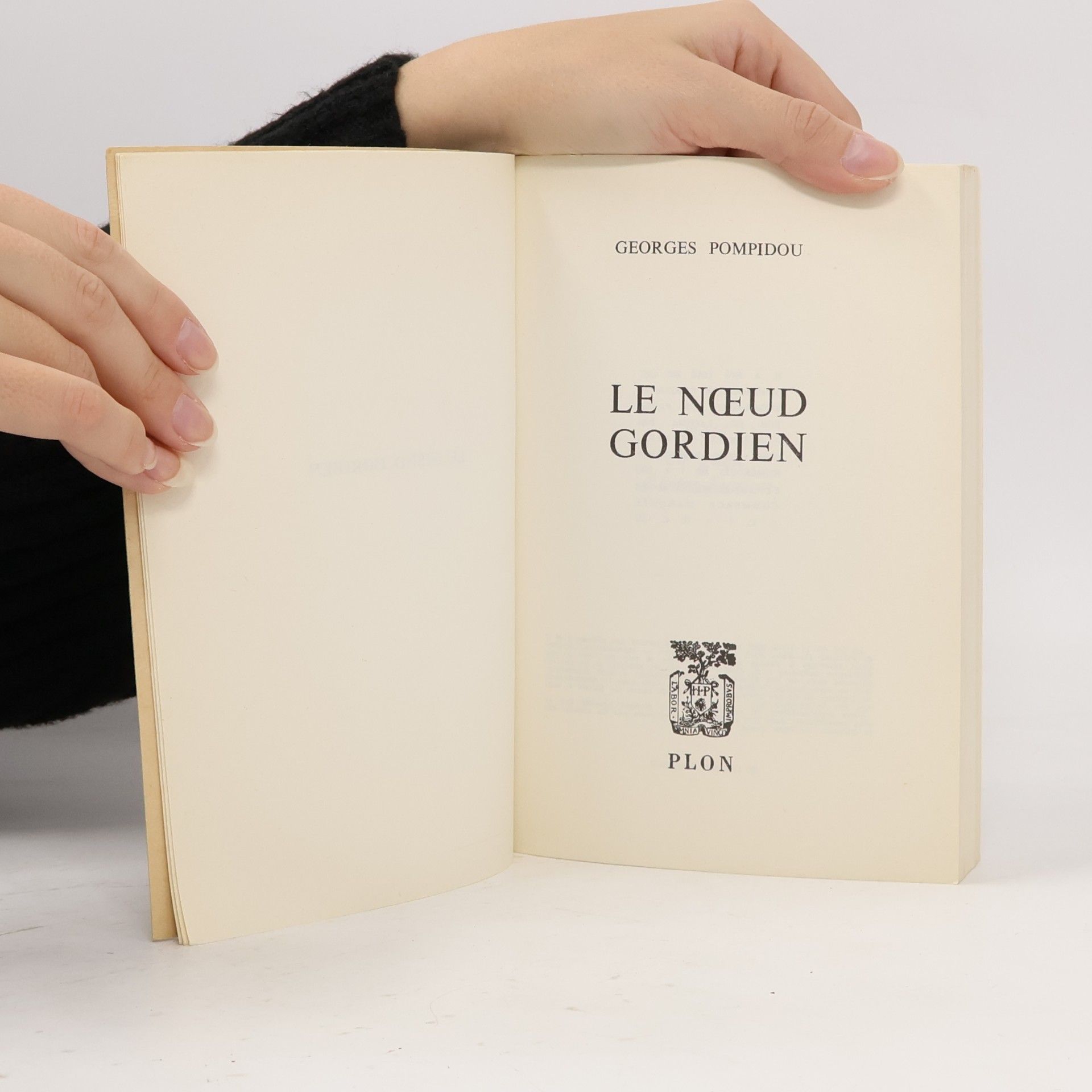 Georges Pompidou Le nœud gordien
