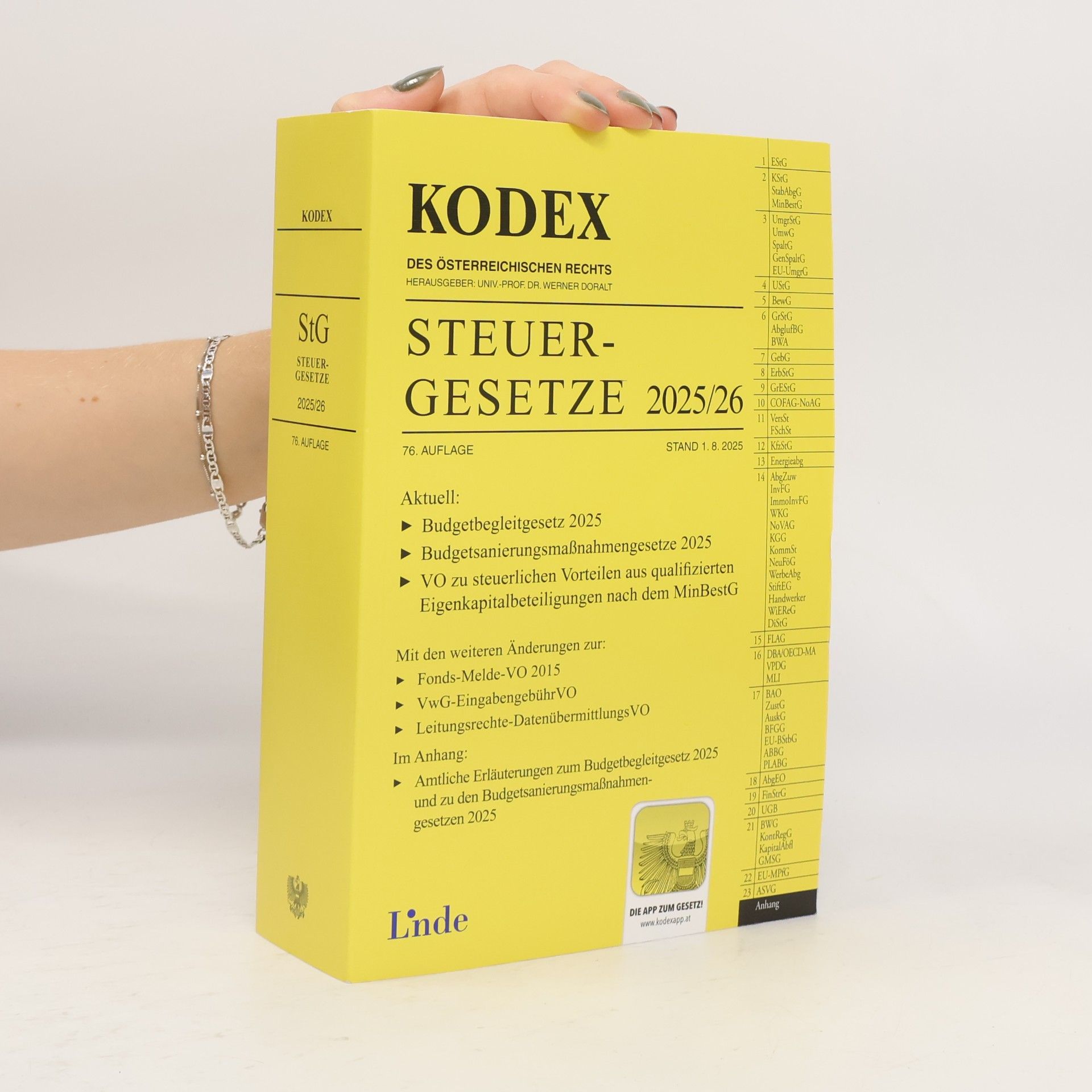 Andrei Bodis Kodex des Österreichischen Rechts: Kodex Steuergesetze 2025/26 - 76. Auflage