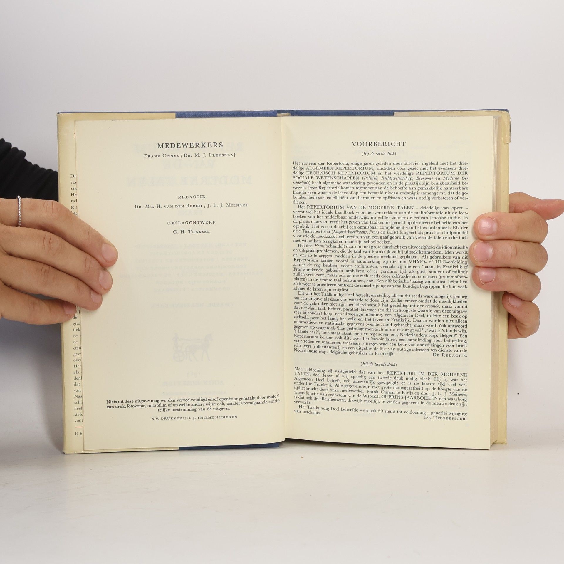 Various authors Repertorium van de moderne talen