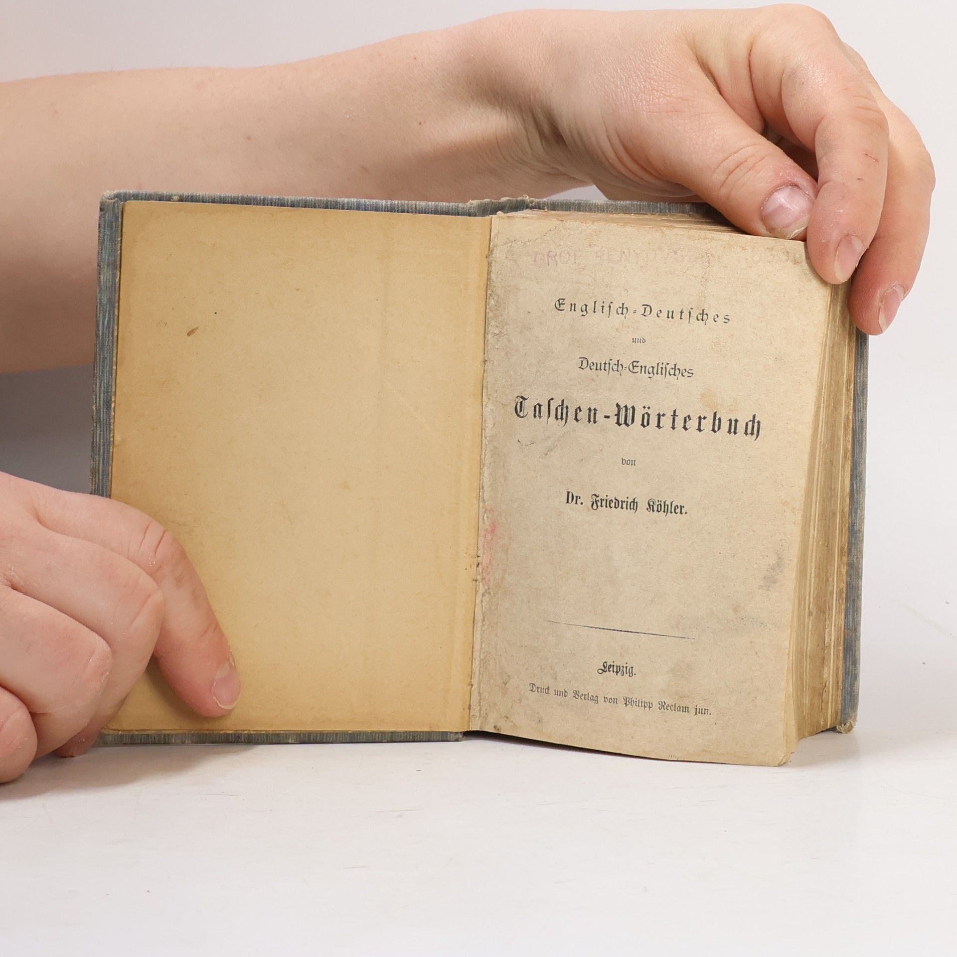 Friedrich Kohler Englisch-Deutsches und Deutsch-Englisches Taschen-Wörterbuch