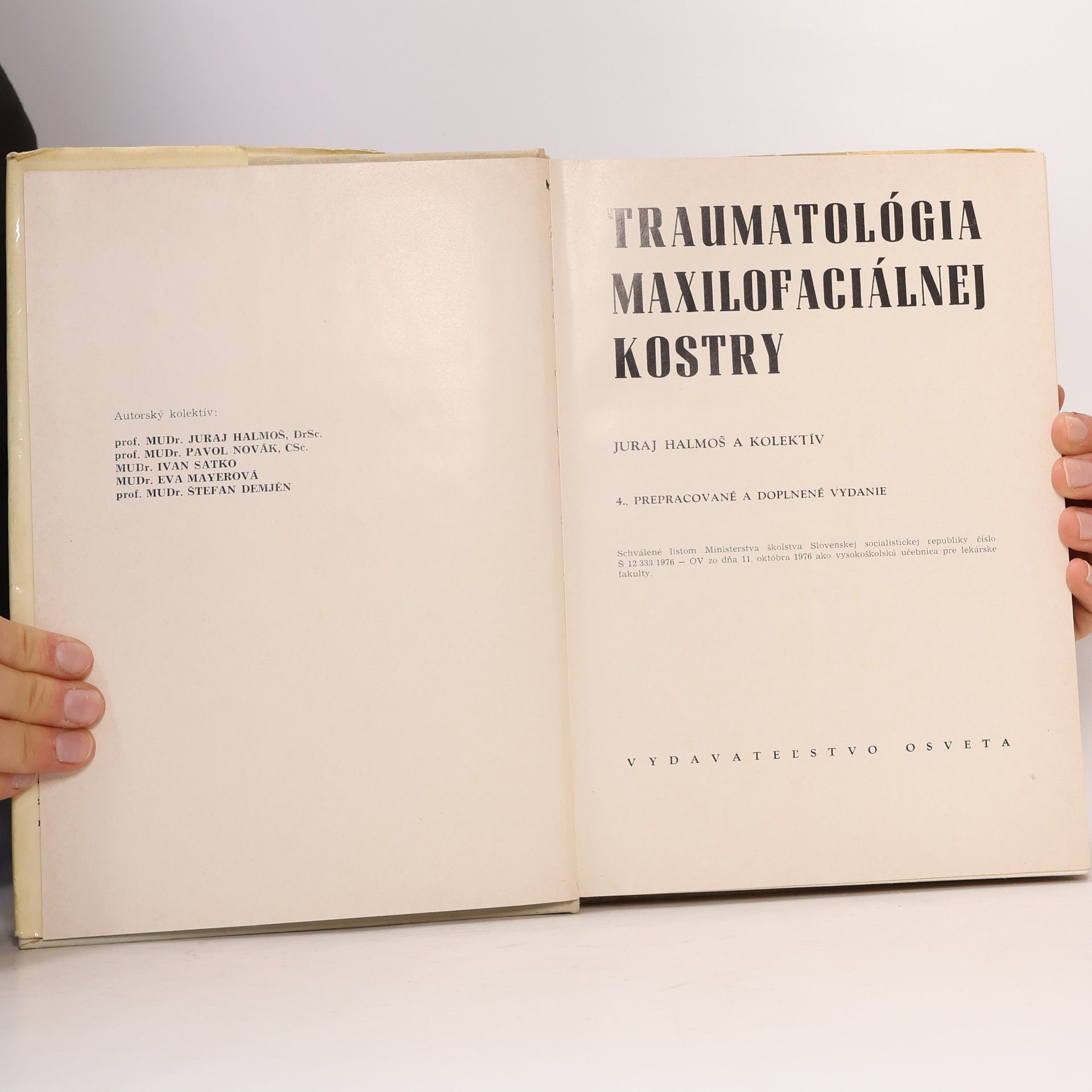 Juraj Haimoš Traumatológia maxilofaciálnej kostry
