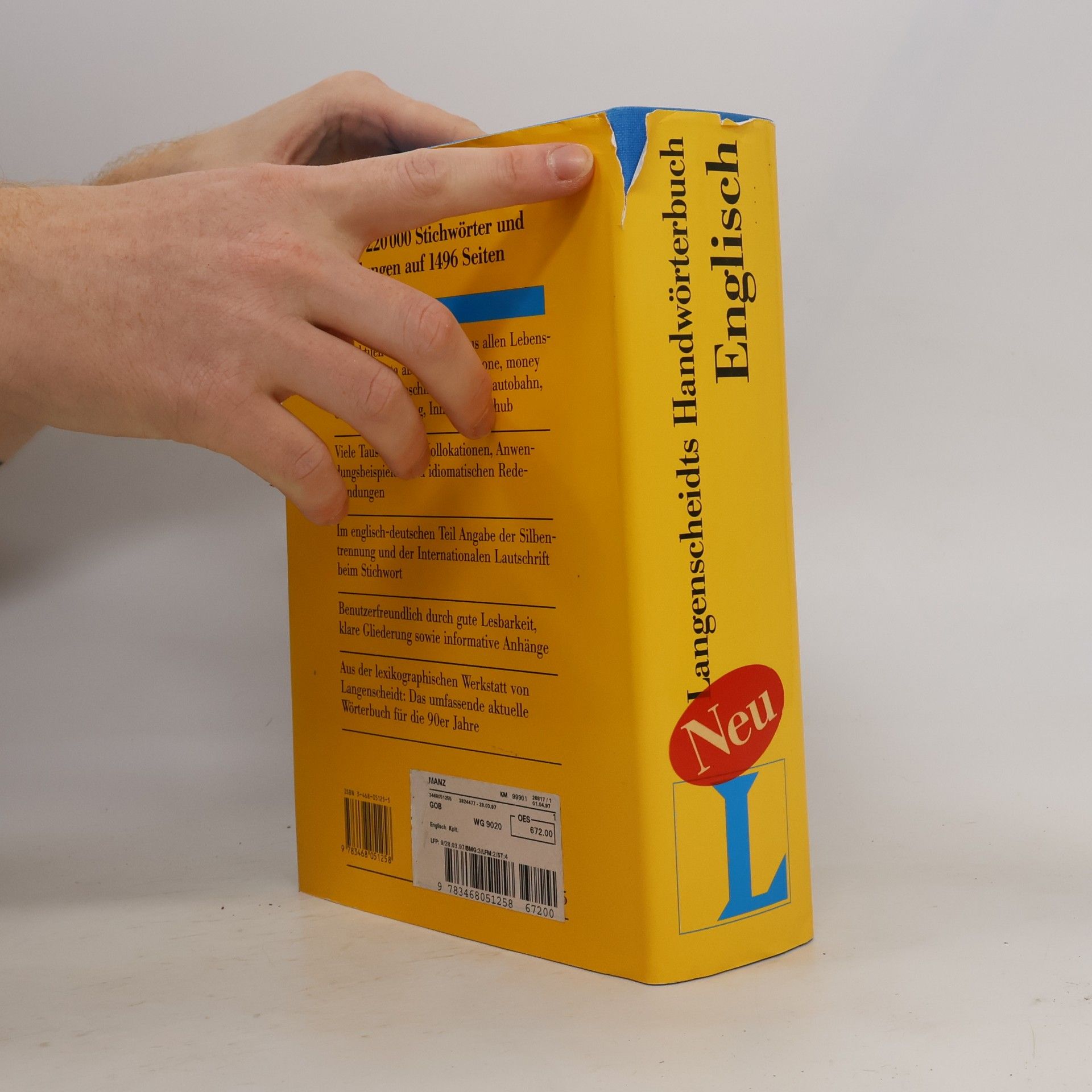 Langenscheidts Handwörterbuch Englisch