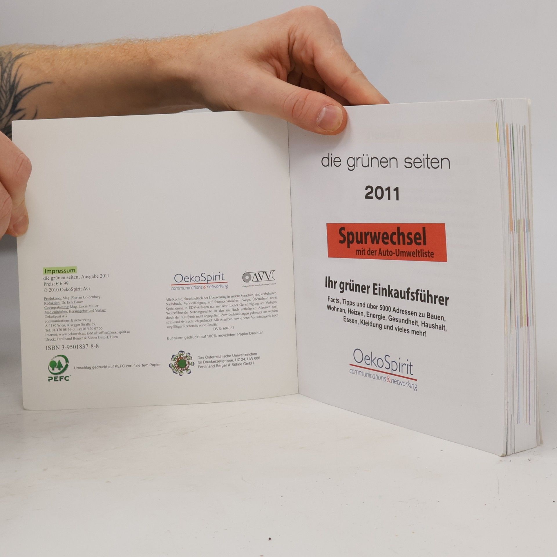 OekoSpirit AG Die Grünen Seiten 2011