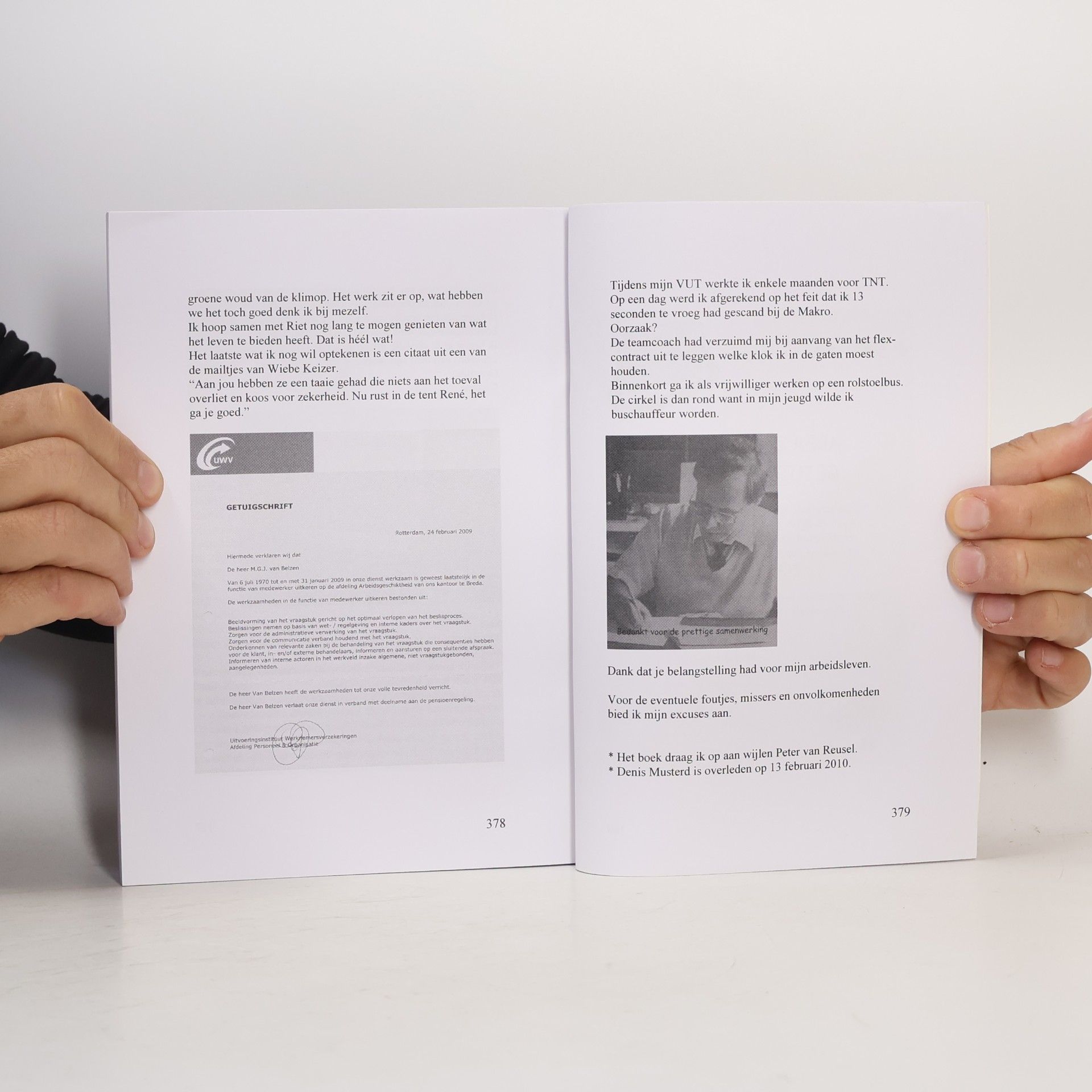 René Van Belzen Een boek vol werk