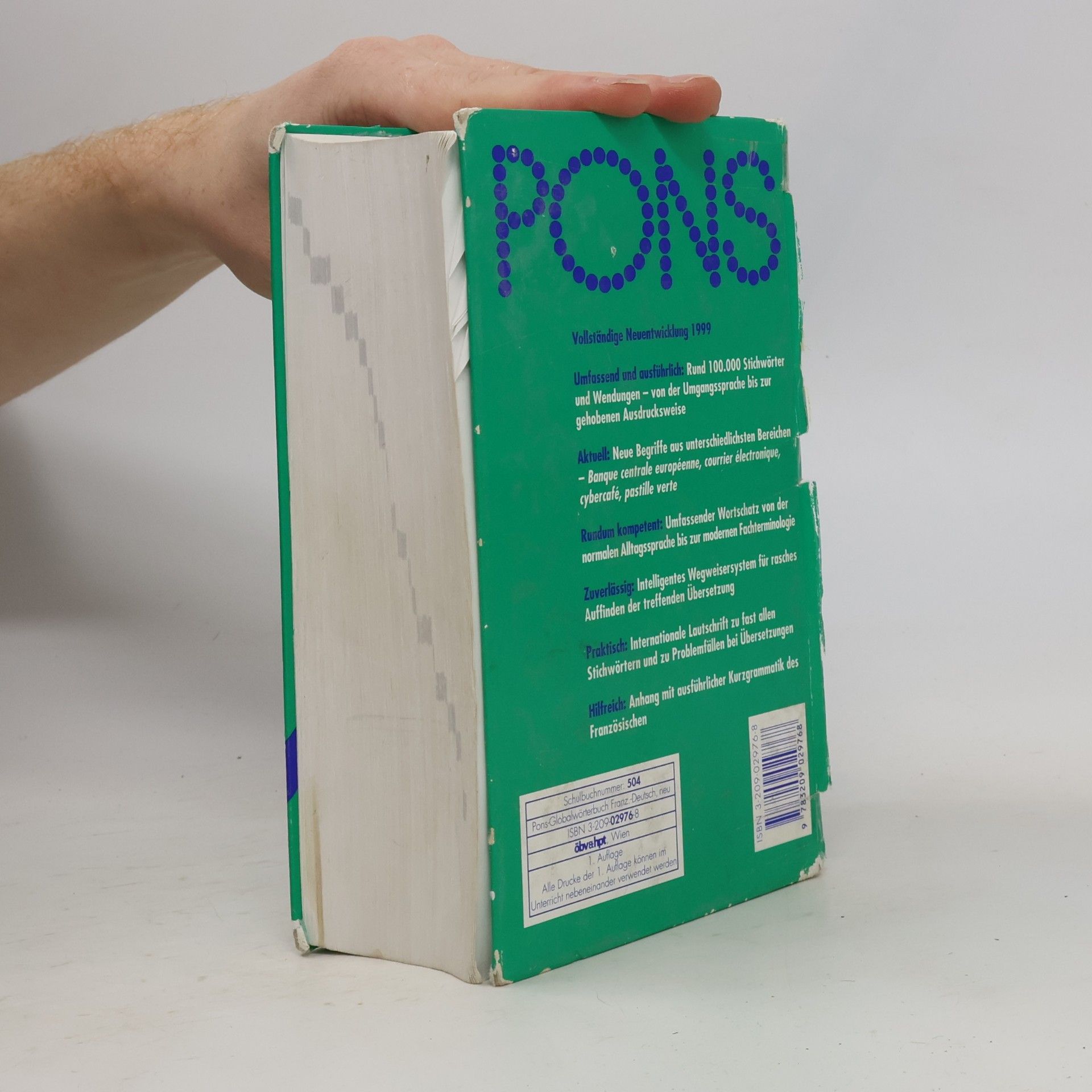 Autorenkollektiv PONS: Wörterbuch für Schule Und Studium: Teil 1 Französisch-Deutsch
