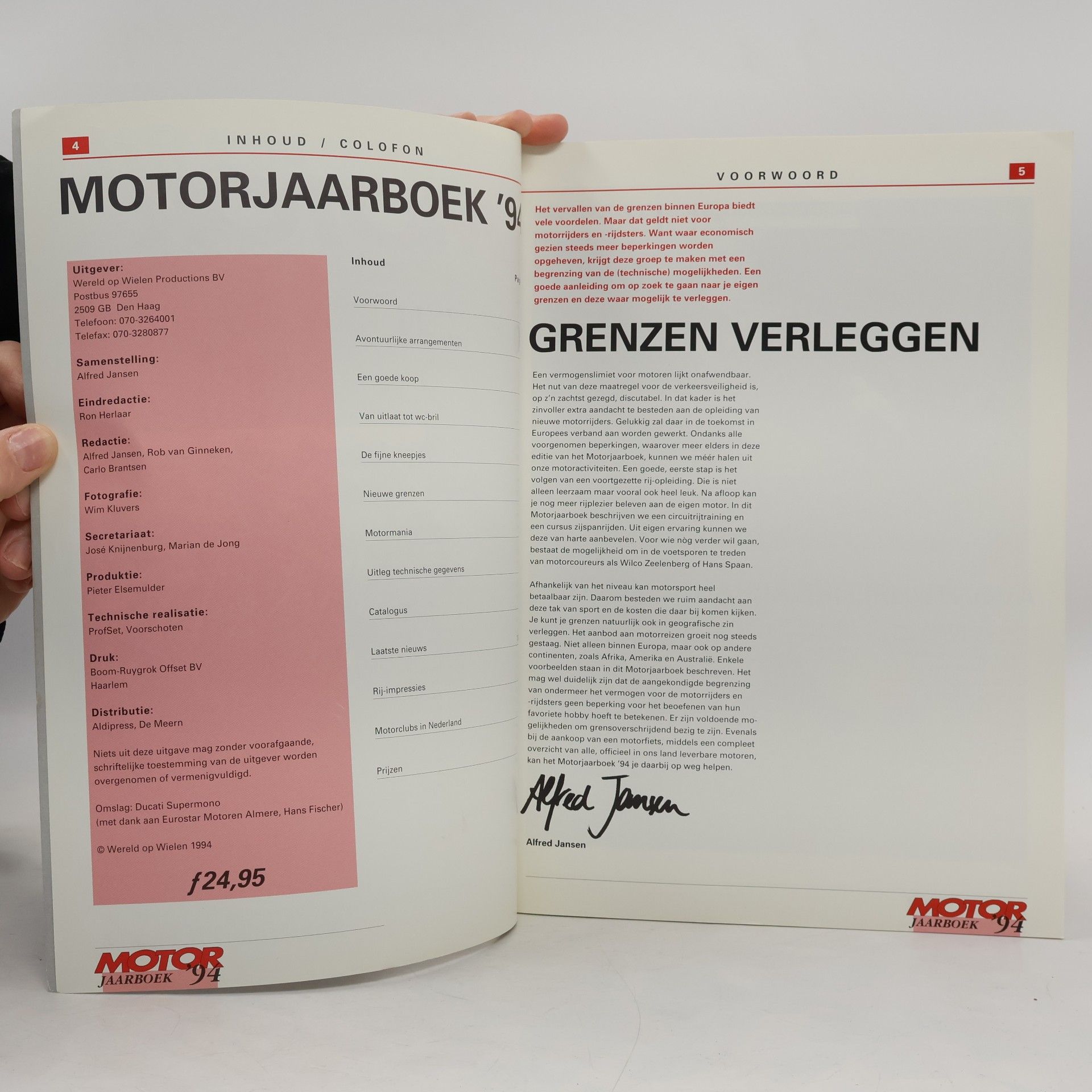 Alfred Jansen Motor Jaarboek '94