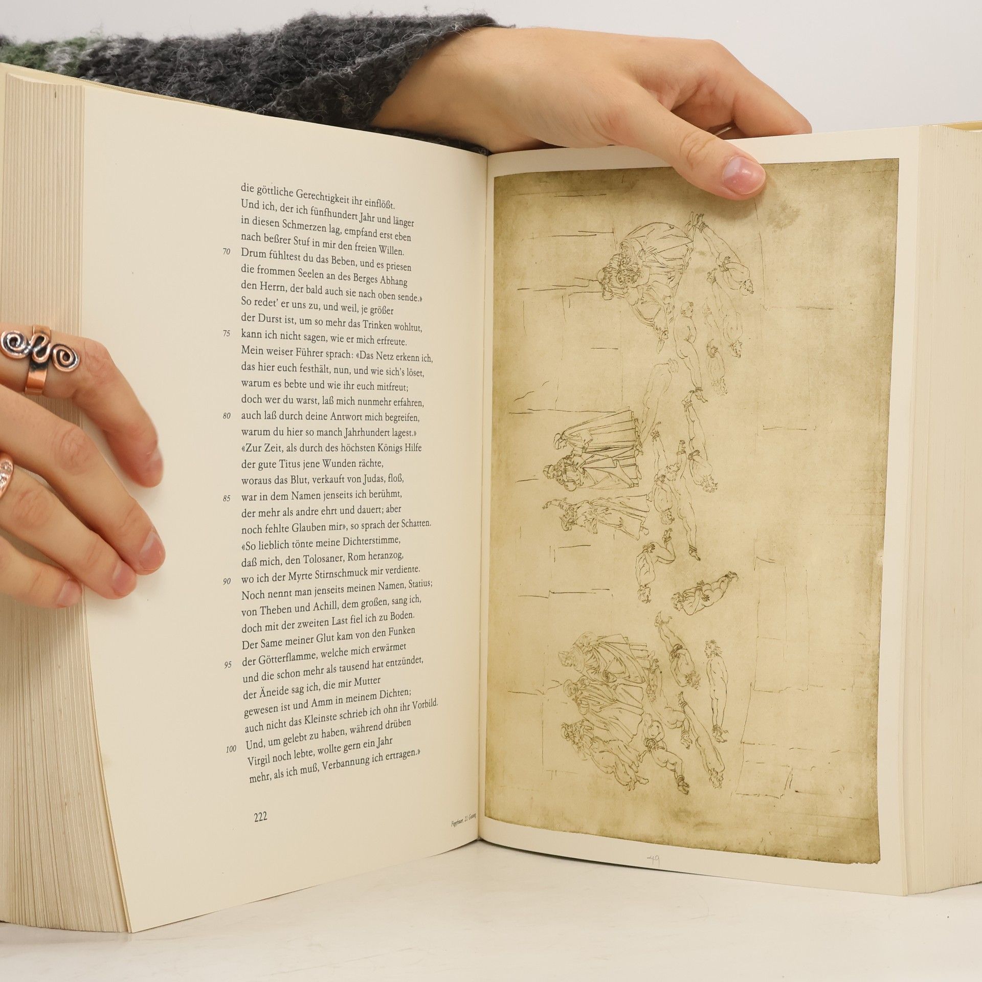 Dante - Die Göttliche Kommödie - Mit den Siberstiftzeichnungen von Sandro Botticelli