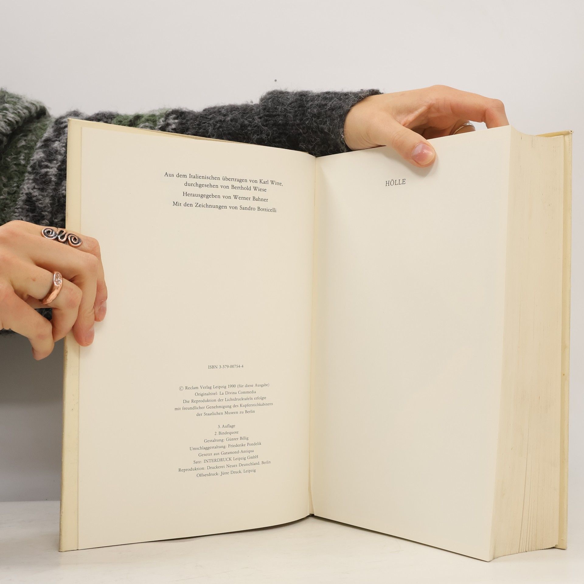 Dante - Die Göttliche Kommödie - Mit den Siberstiftzeichnungen von Sandro Botticelli