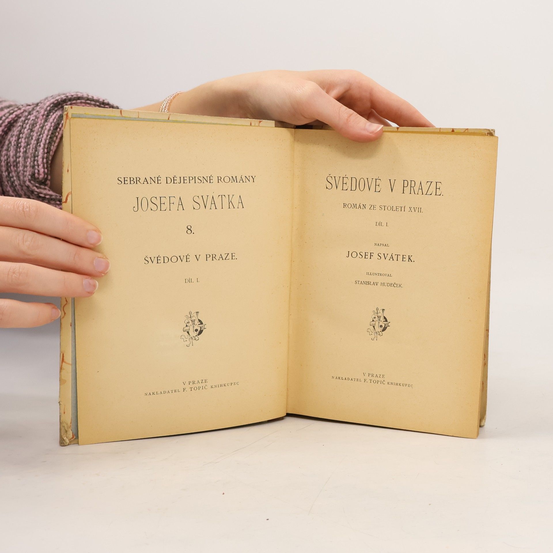 Josef Svátek Švédové v Praze I