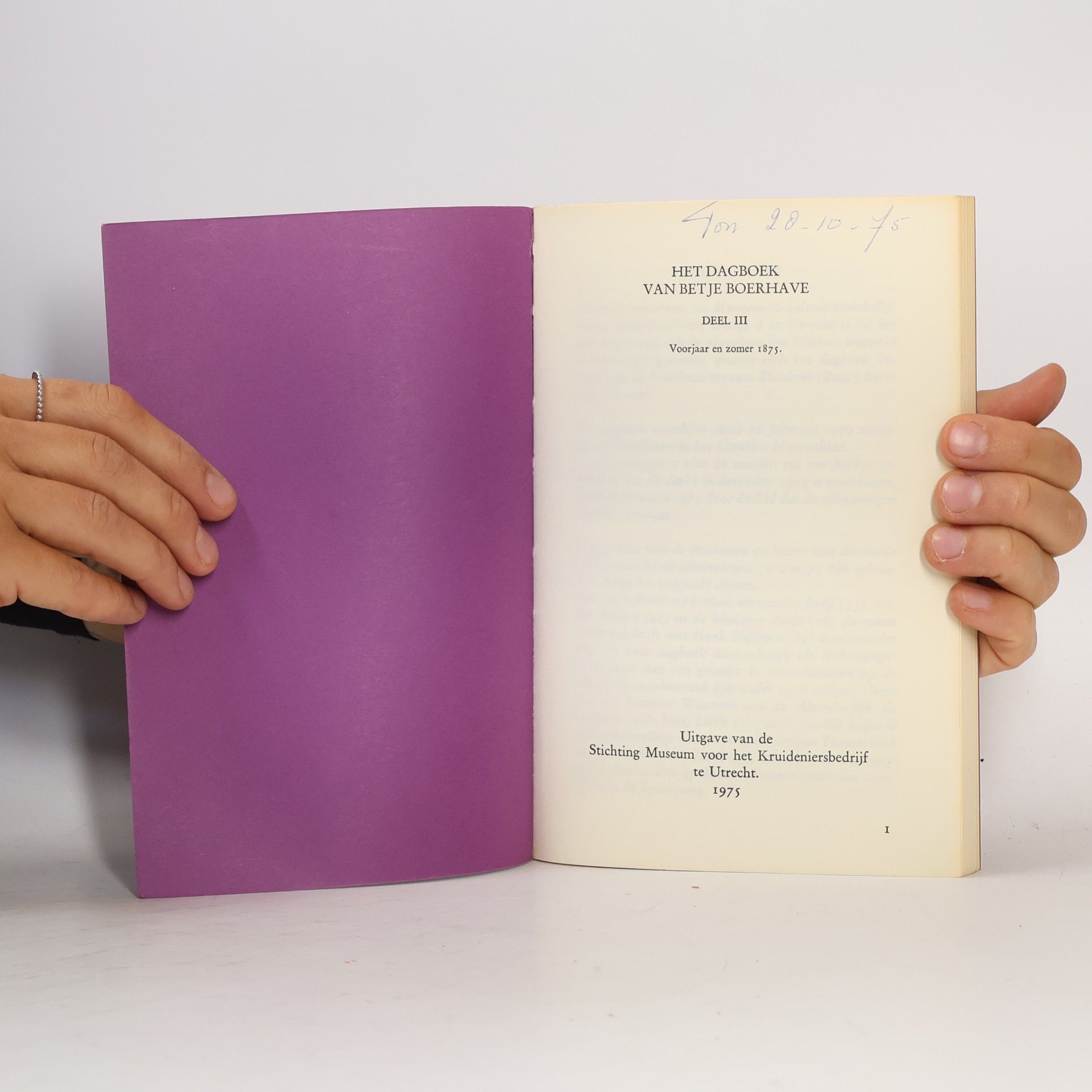 Betje Boerhave Het dagboek van Betje Boerhave 3 1875