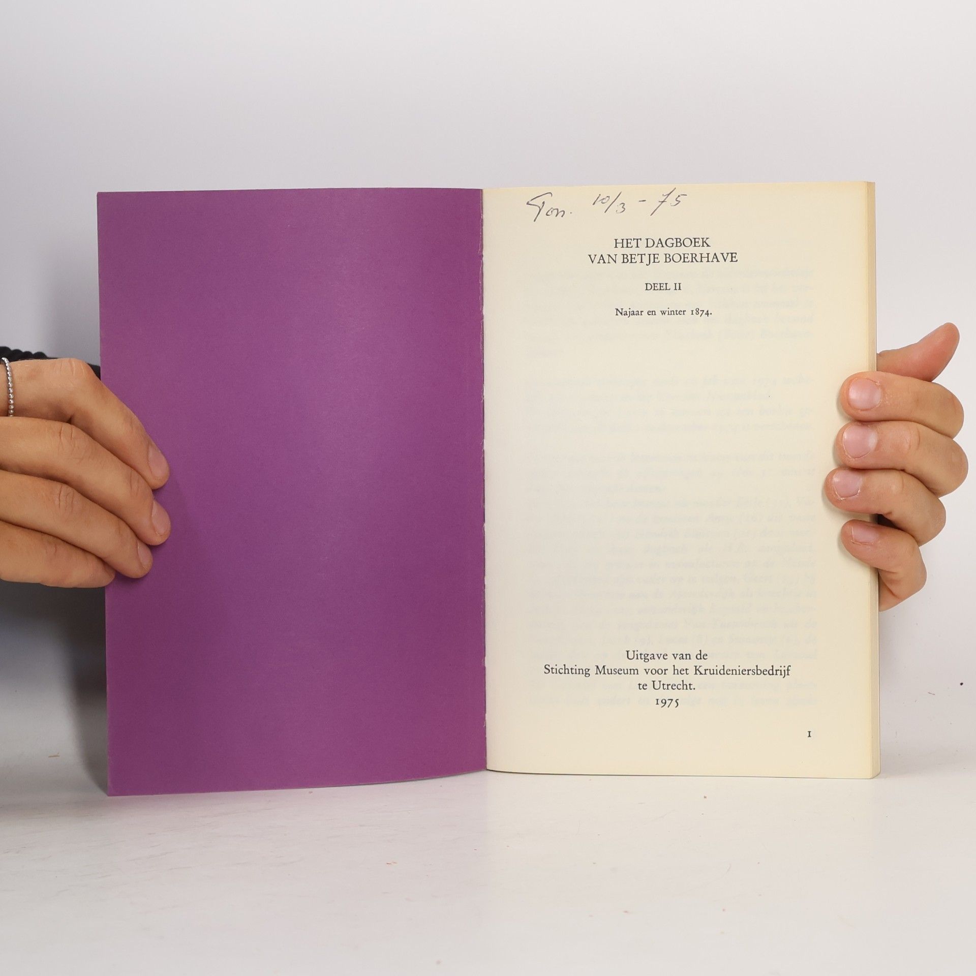 kolektiv Het dagboek van Betje Boerhave 1874. Deel 2