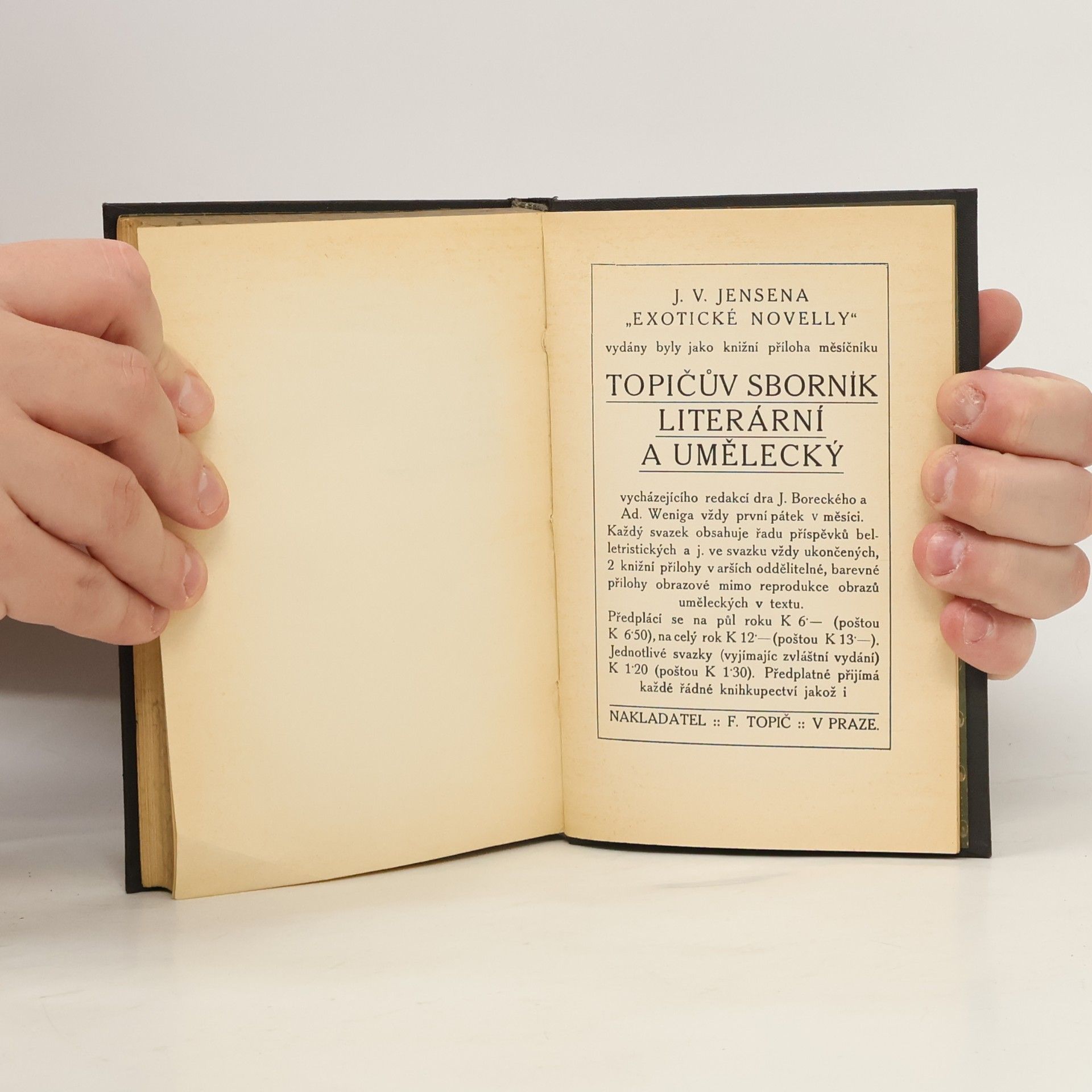 Johannes V. Jensen Exotické novelly