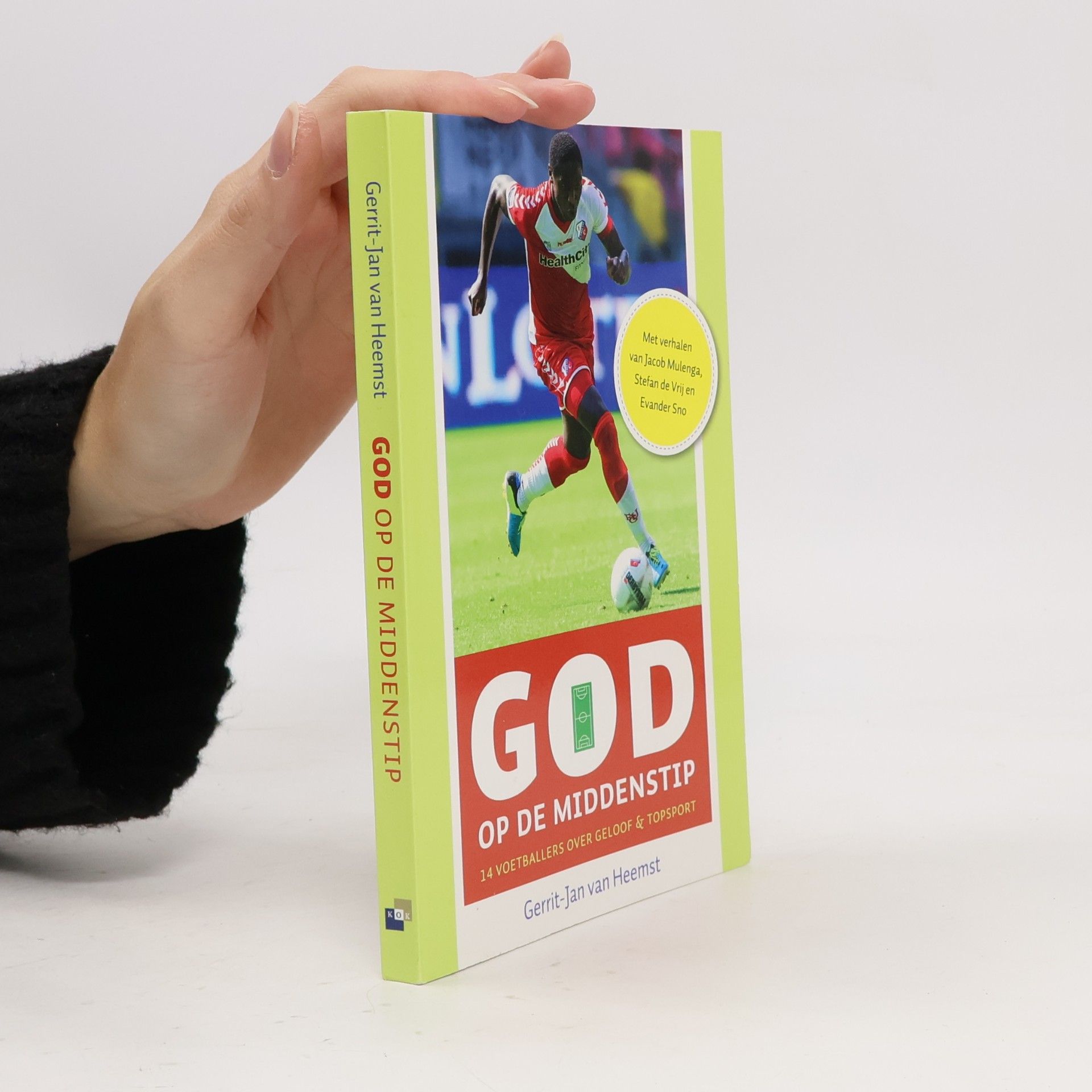 God op de middenstip