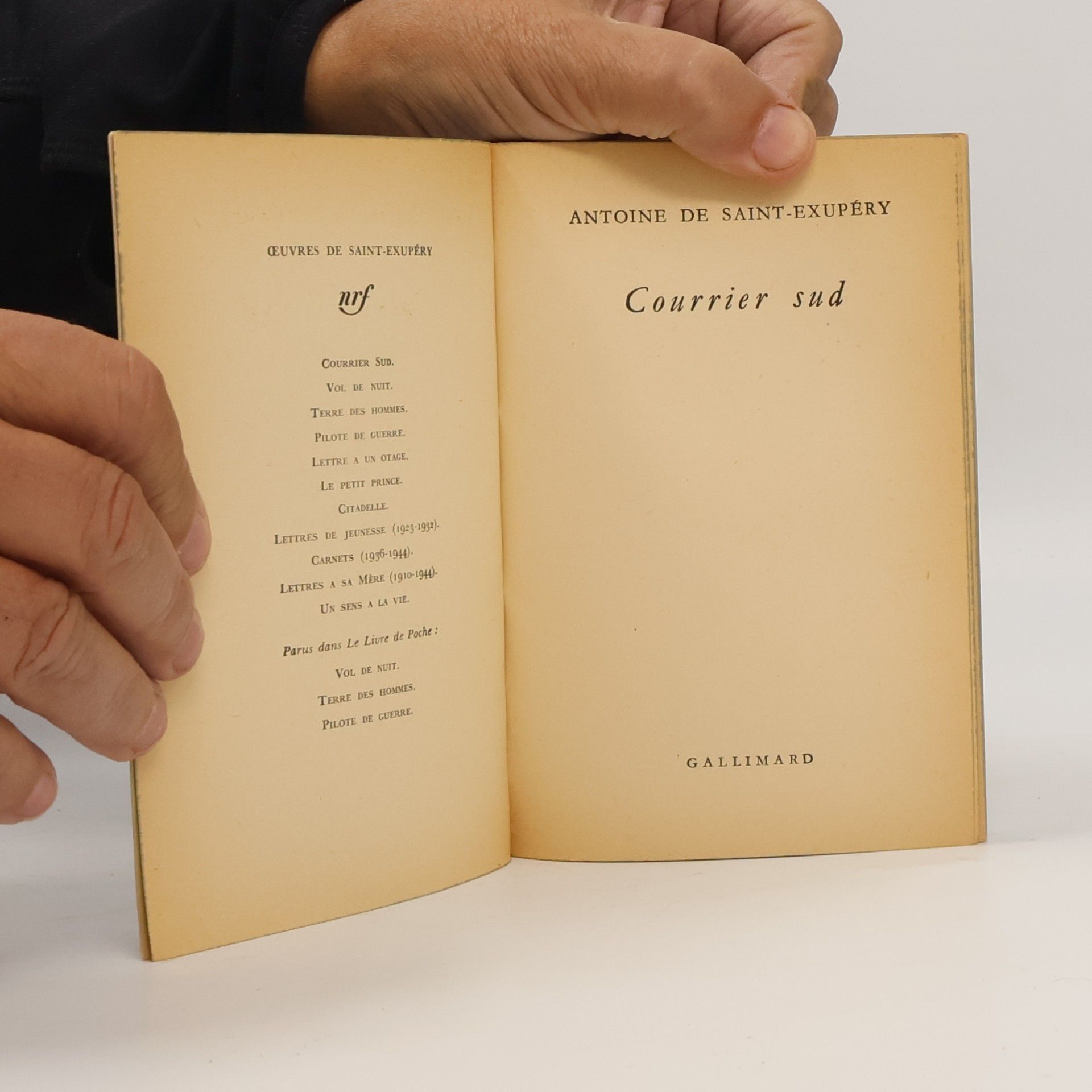 Antoine de Saint-Exupéry Courrier sud