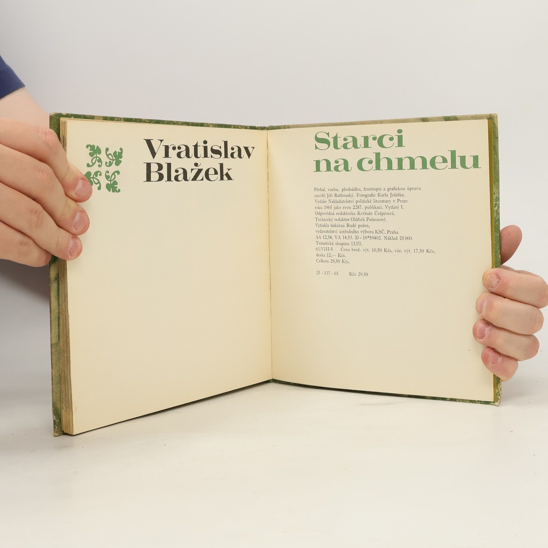 Vratislav Blažek Starci na chmelu
