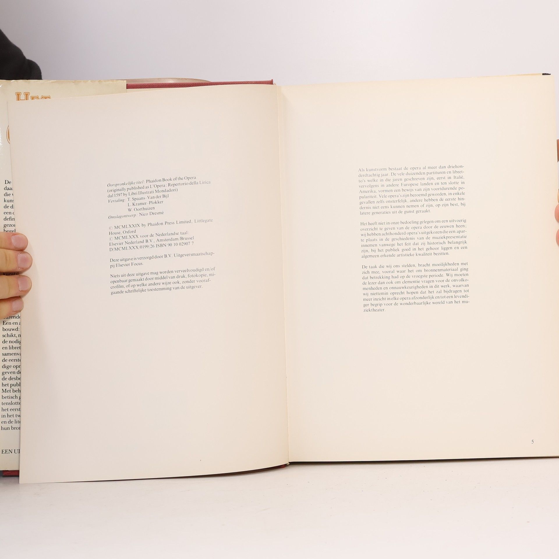 T. Spaans-van der Bijl Het opera boek