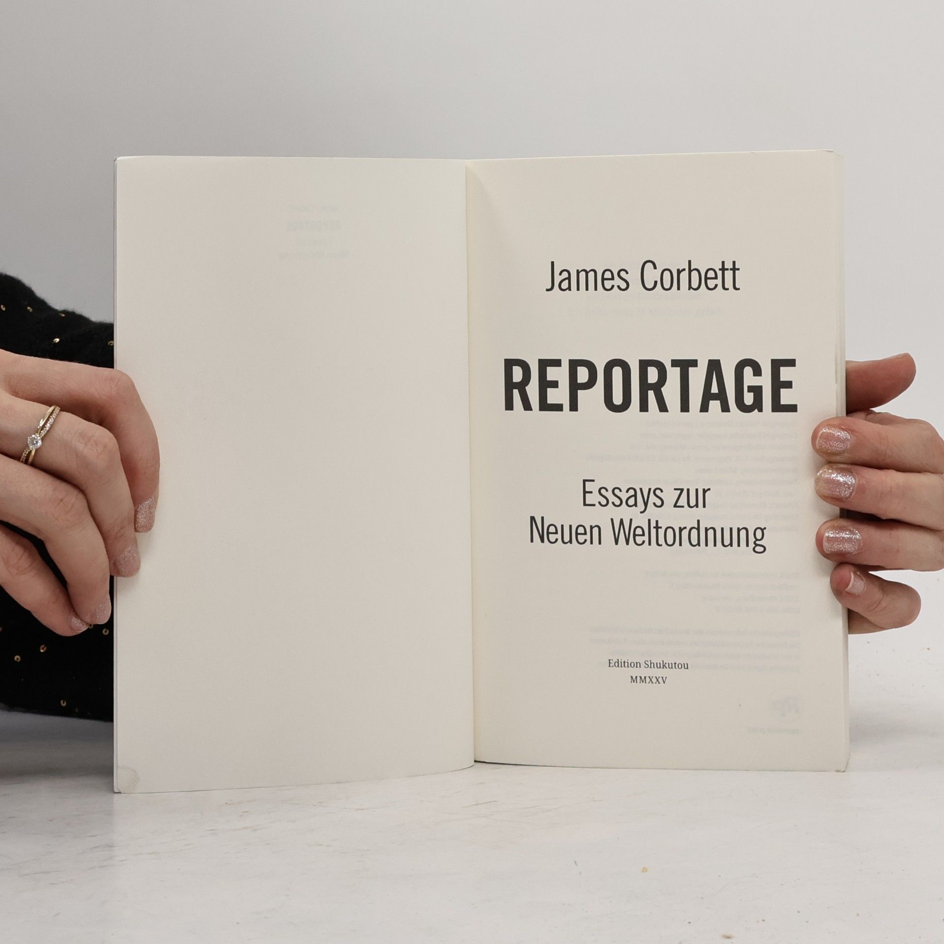 James Corbett Reportage: Essays zur Neuen Weltordnung