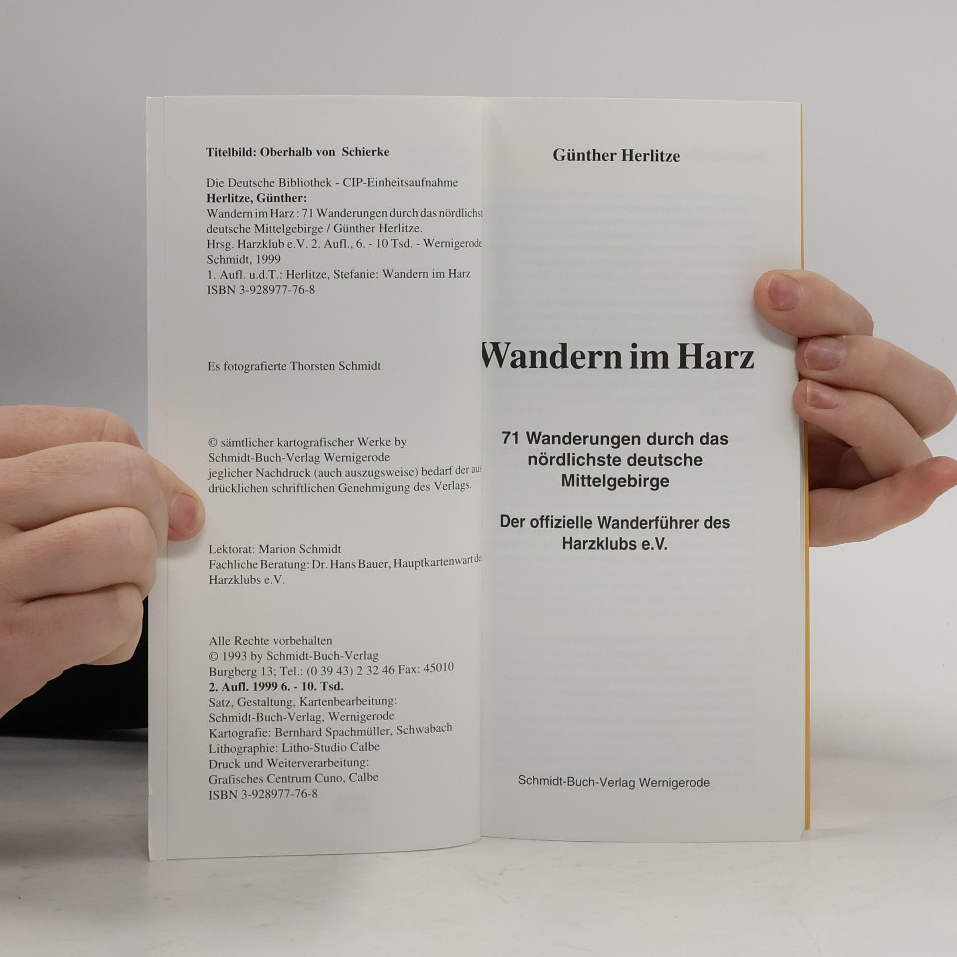 Günther Herlitze Touristen-Reihe: Wandern im Harz