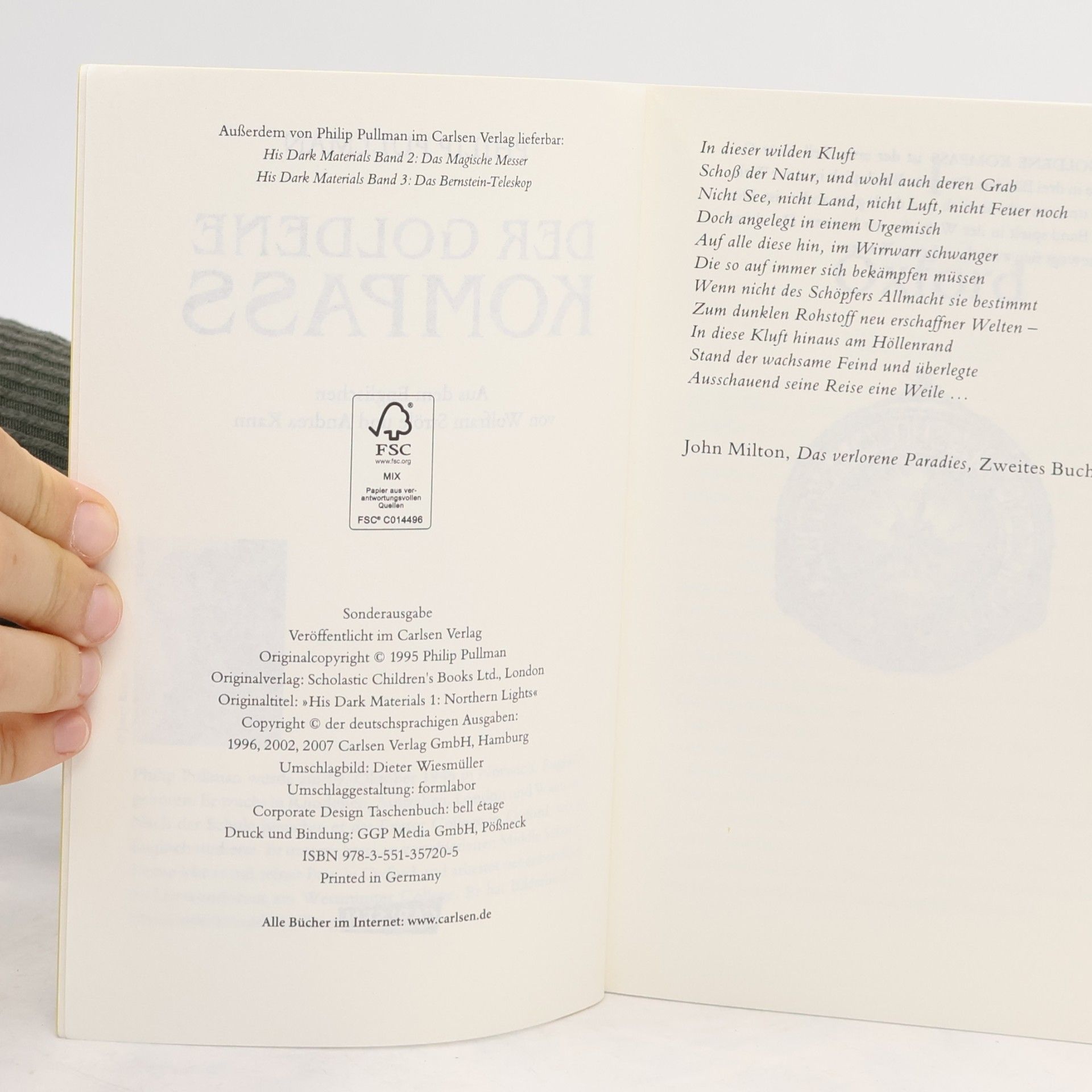 Philip Pullman Der goldene Kompass 1. Der goldene Kompass