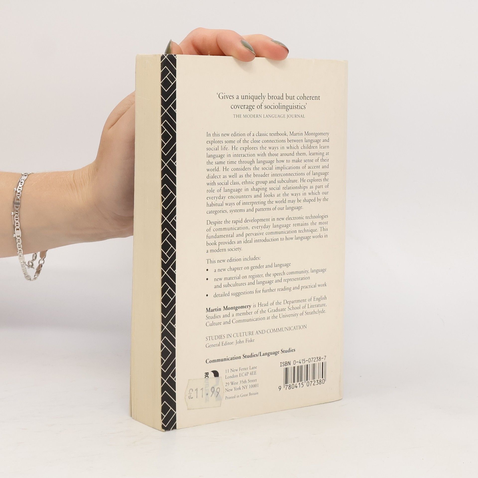 Martin Montgomery An Introduction to Language and Society