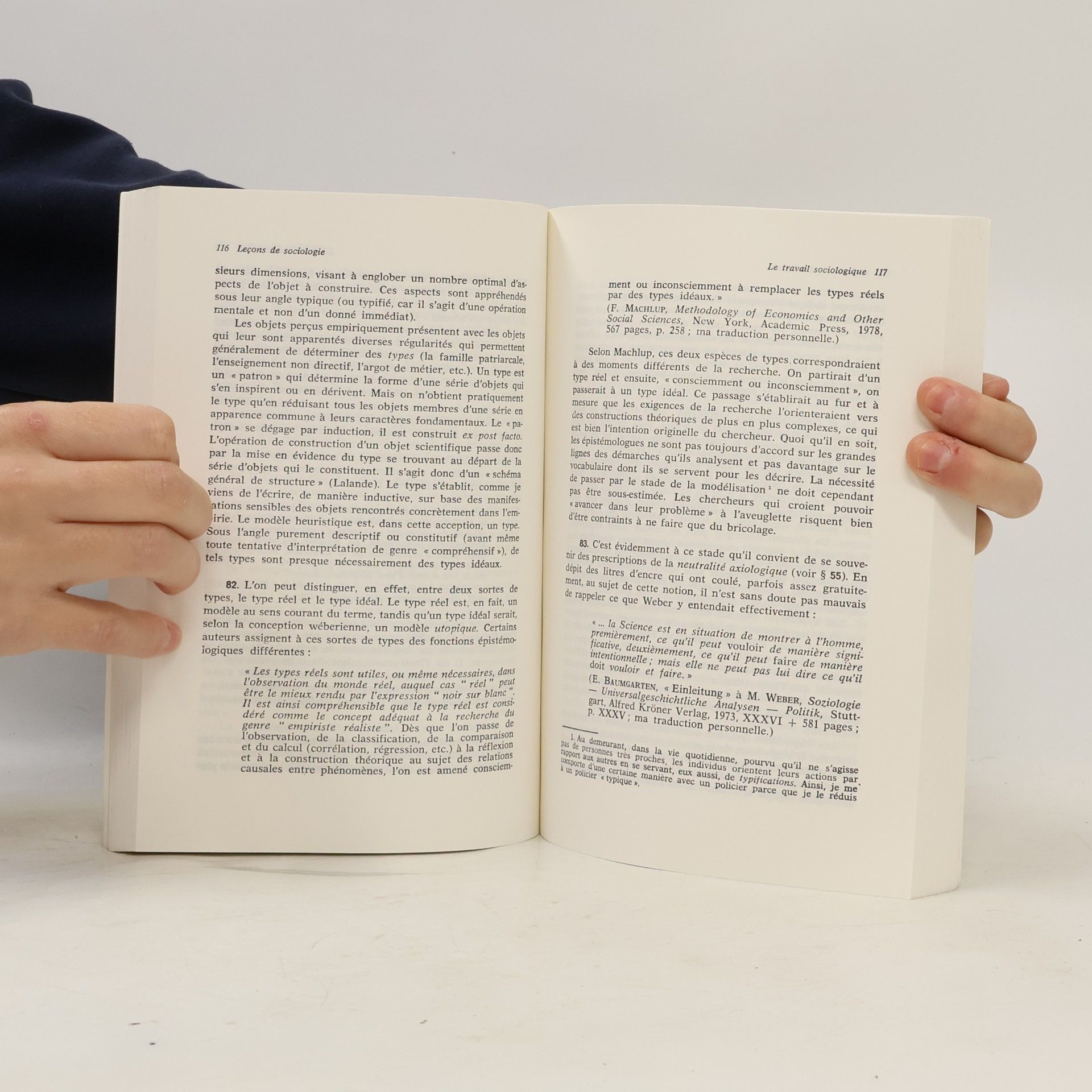 Claude Javeau Hors Collection Meridiens-Klincksieck: Leçons de sociologie