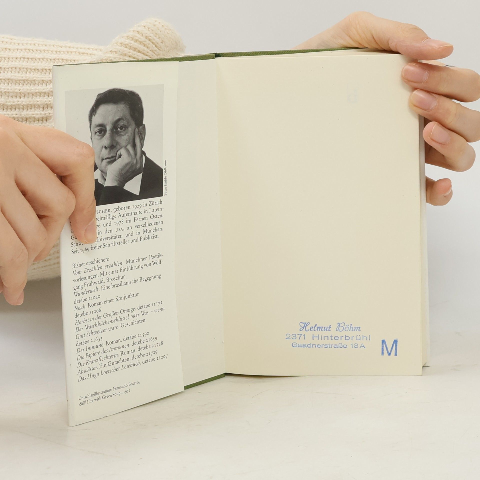 Hugo Loetscher Die Fliege und die Suppe und 33 andere Tiere in 33 anderen Situationen
