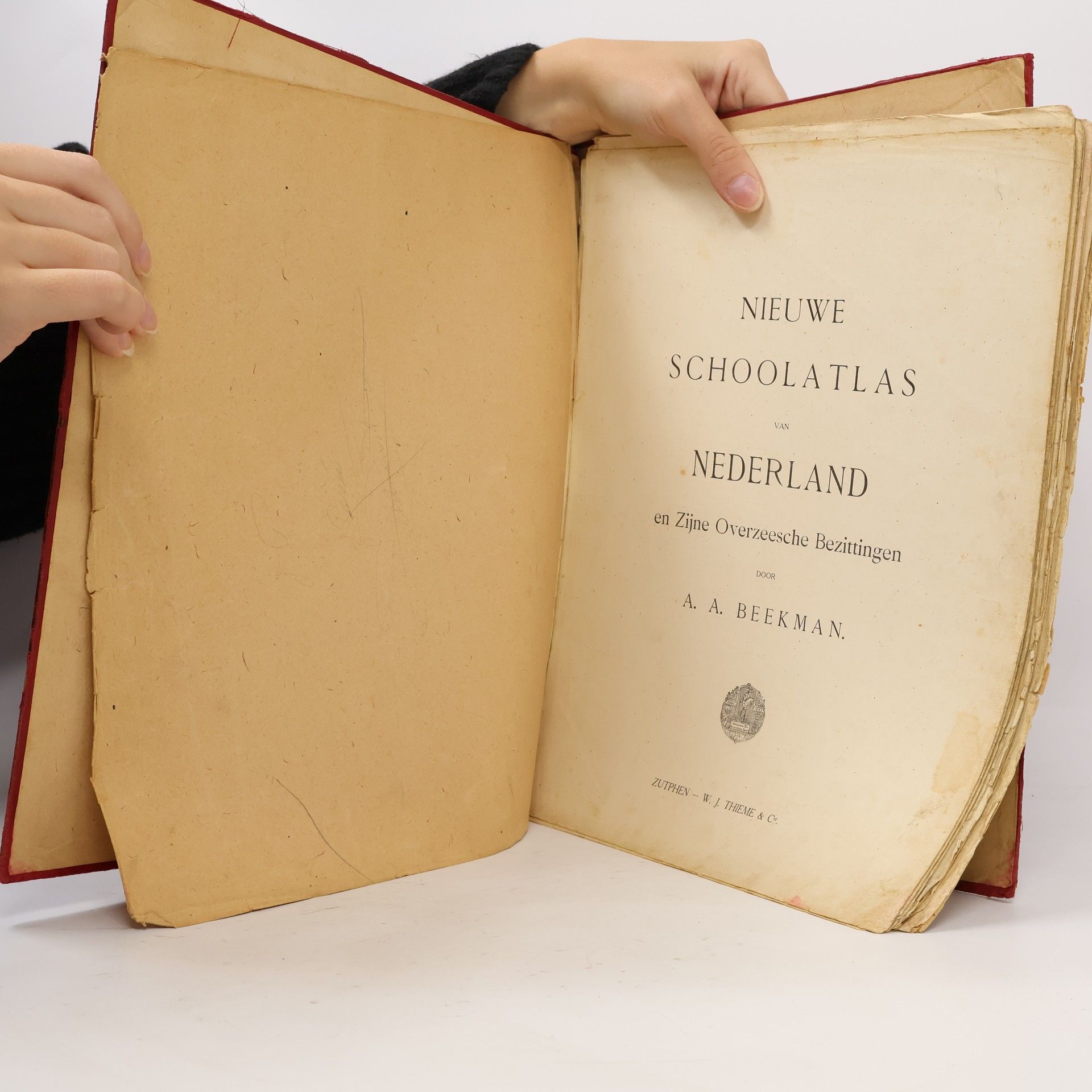 A. A. Beekman Nieuwe Schoolatlas van Nederland