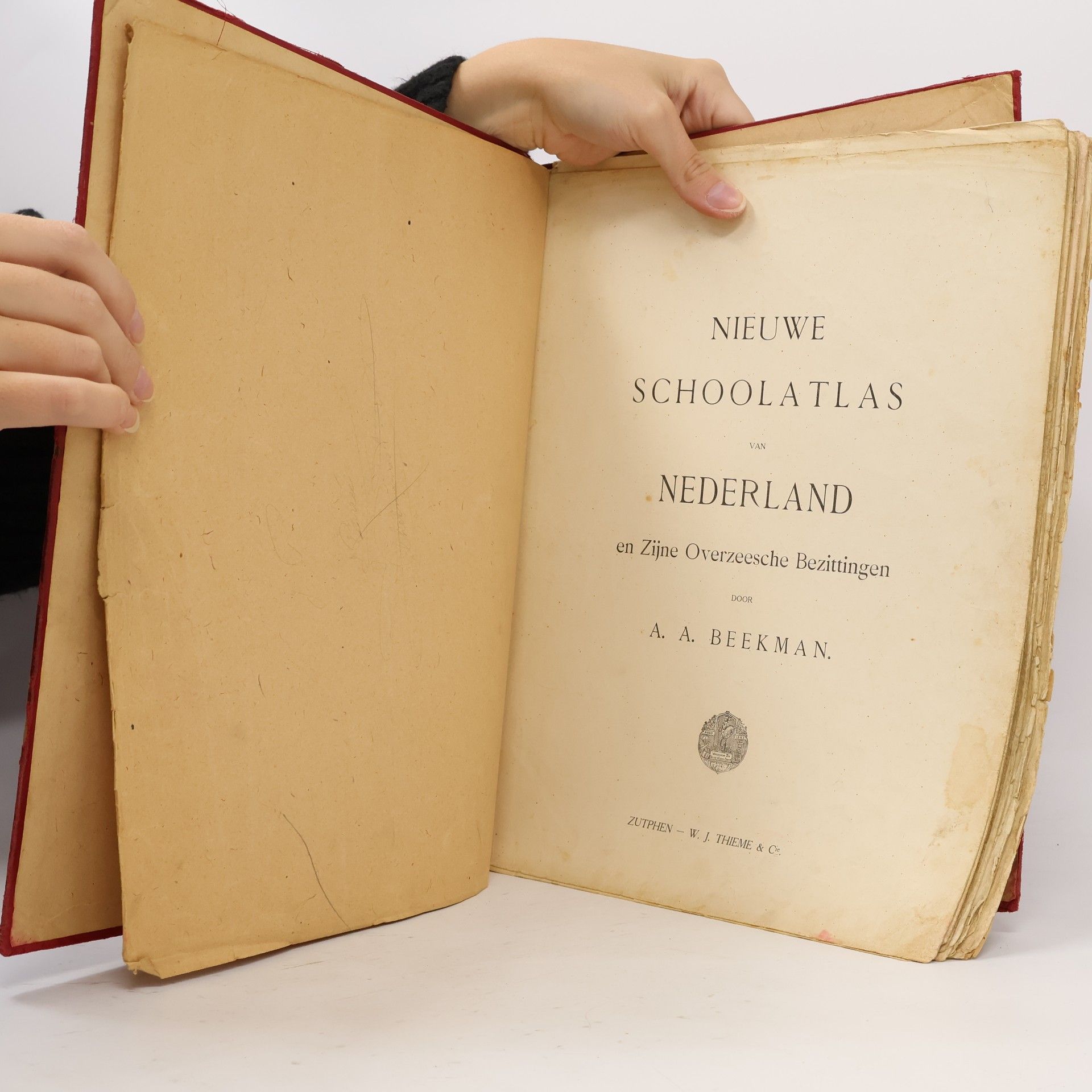 A. A. Beekman Nieuwe Schoolatlas van Nederland