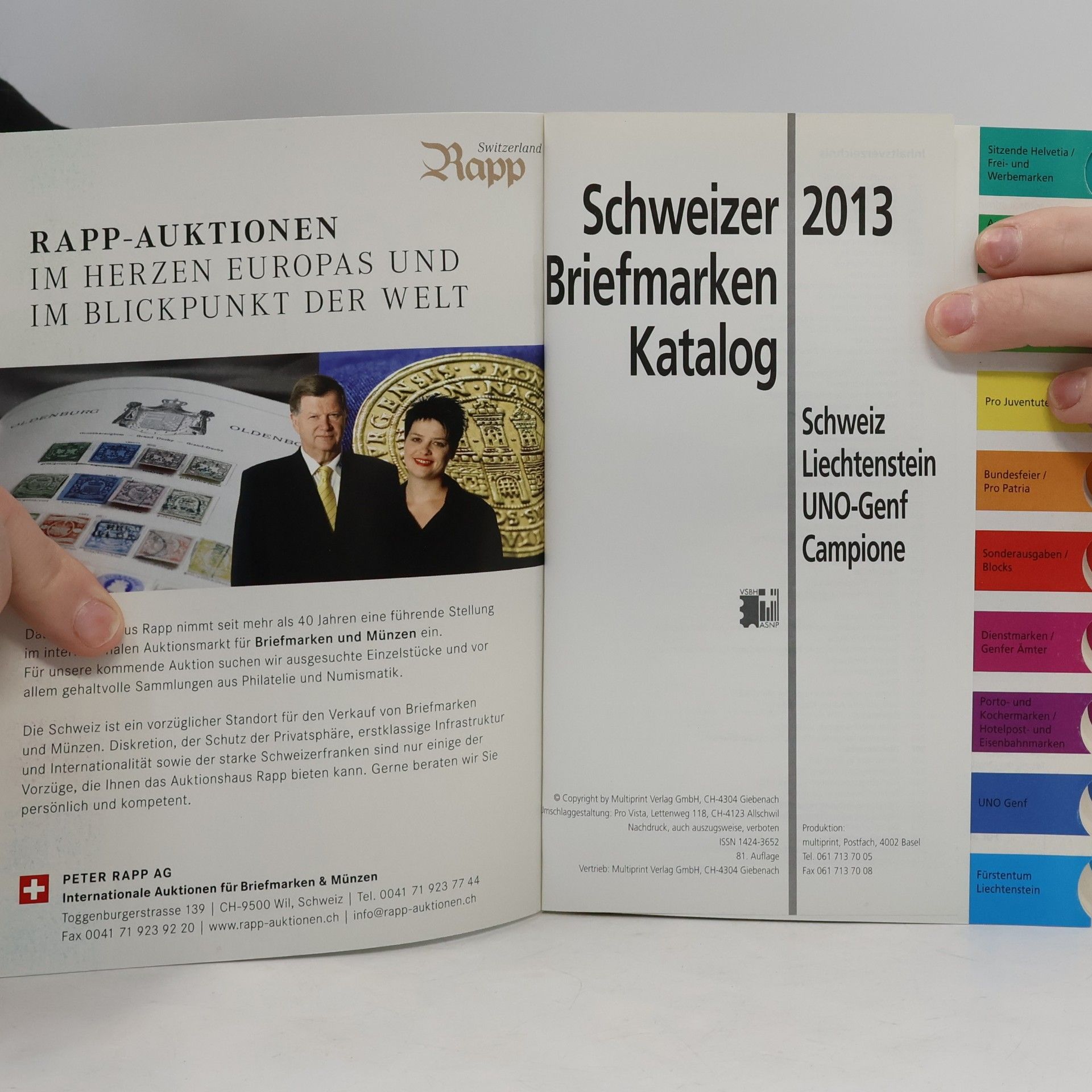 kolektiv 2013 Schweizer Briefmarken Katalog