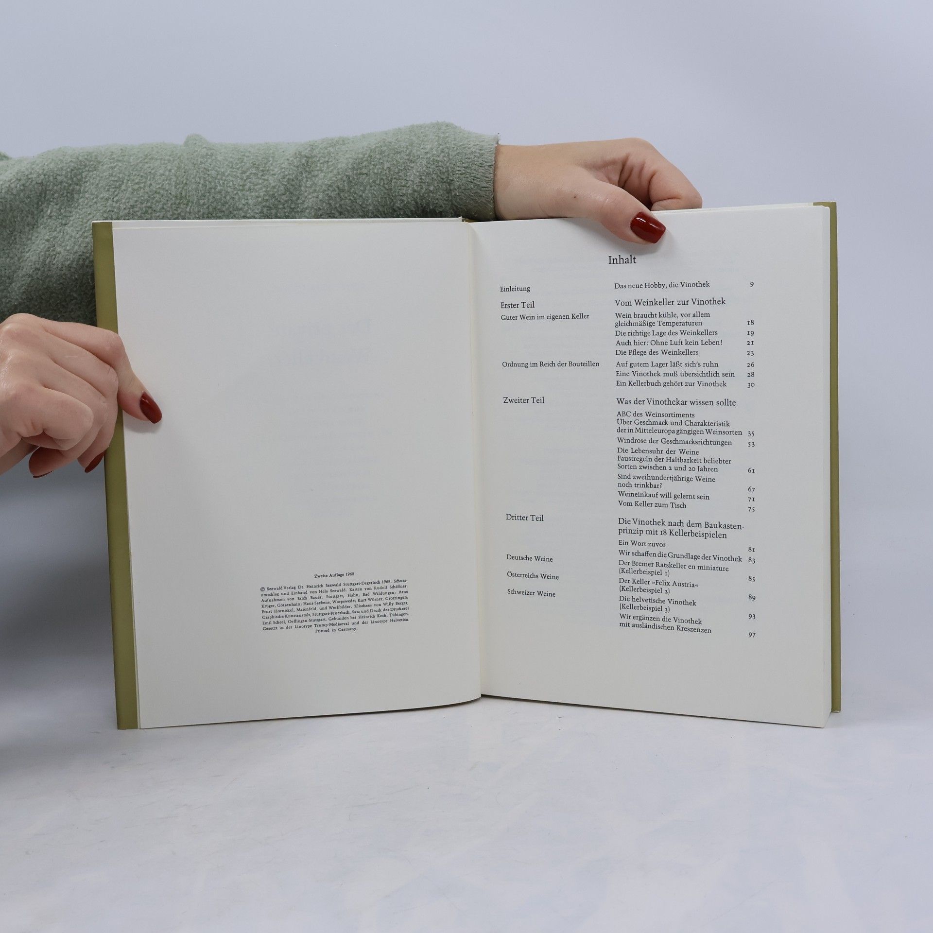 Ernst Hornickel Der private Weinkeller