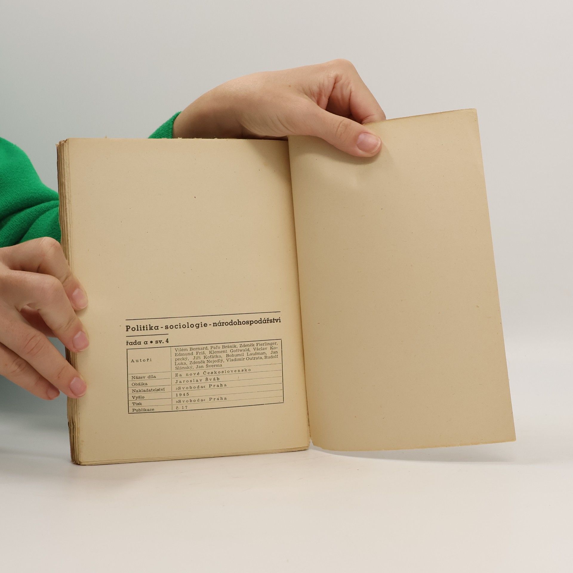 Various authors Za nové Československo