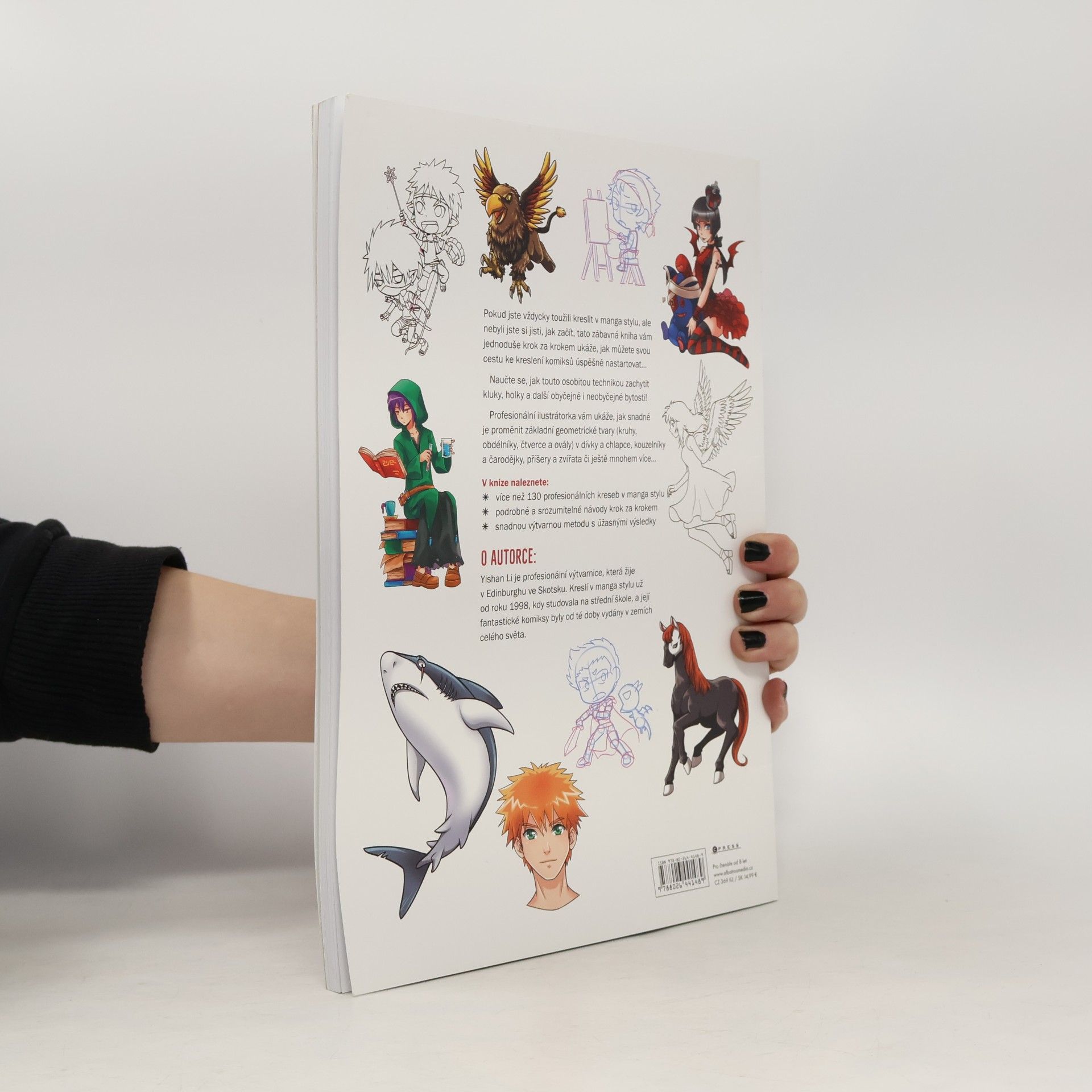 Yishan Li Jak kreslit v manga stylu: Kluci, holky, zvířata a mýtické bytosti