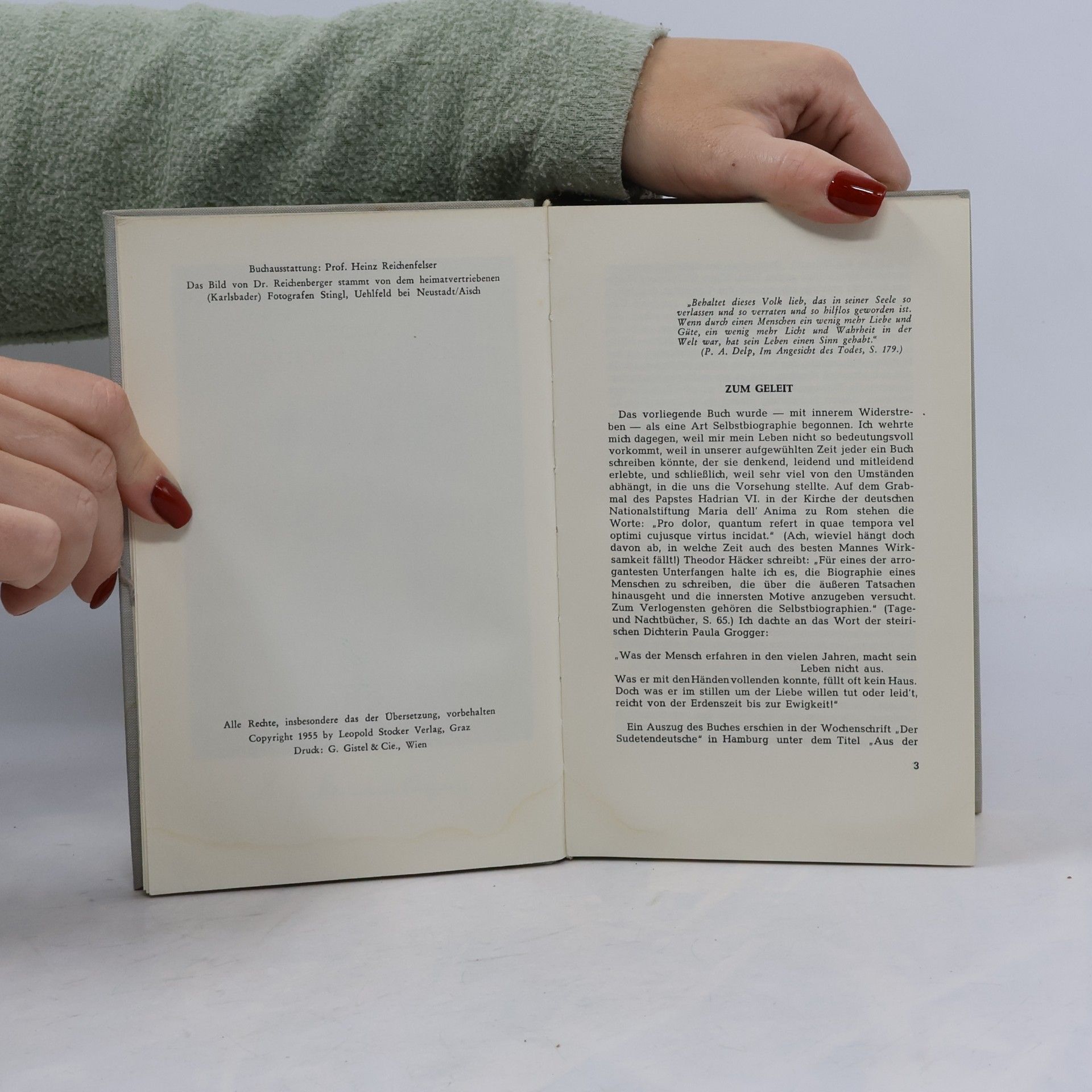 E. J. Reichenberger Wider Willkür und Machtrausch