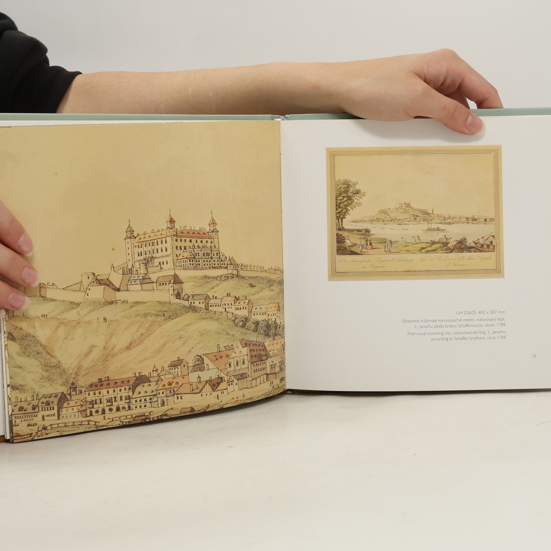 Peter Barta Bratislavský hrad na grafikách