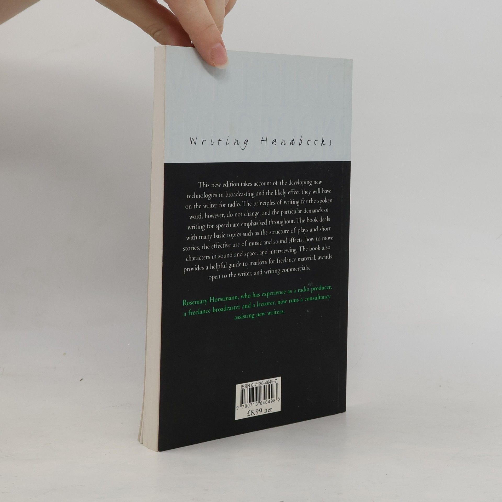 Rosemary Horstmann Writing Handbooks: Writing for Radio - Third Edition