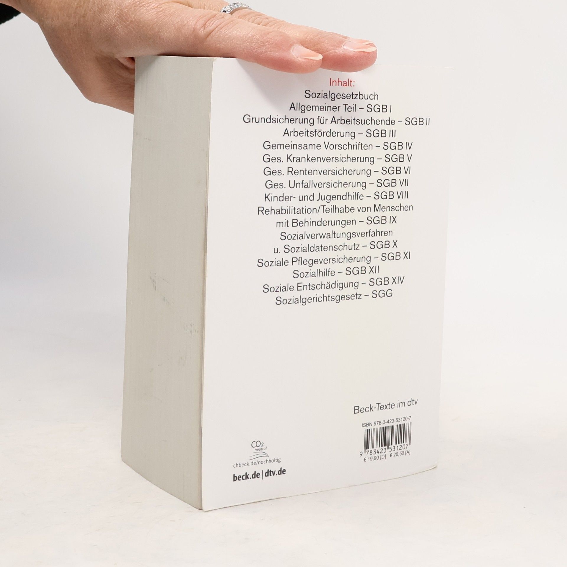 dtv Verlagsgesellschaft Sozialgesetzbuch