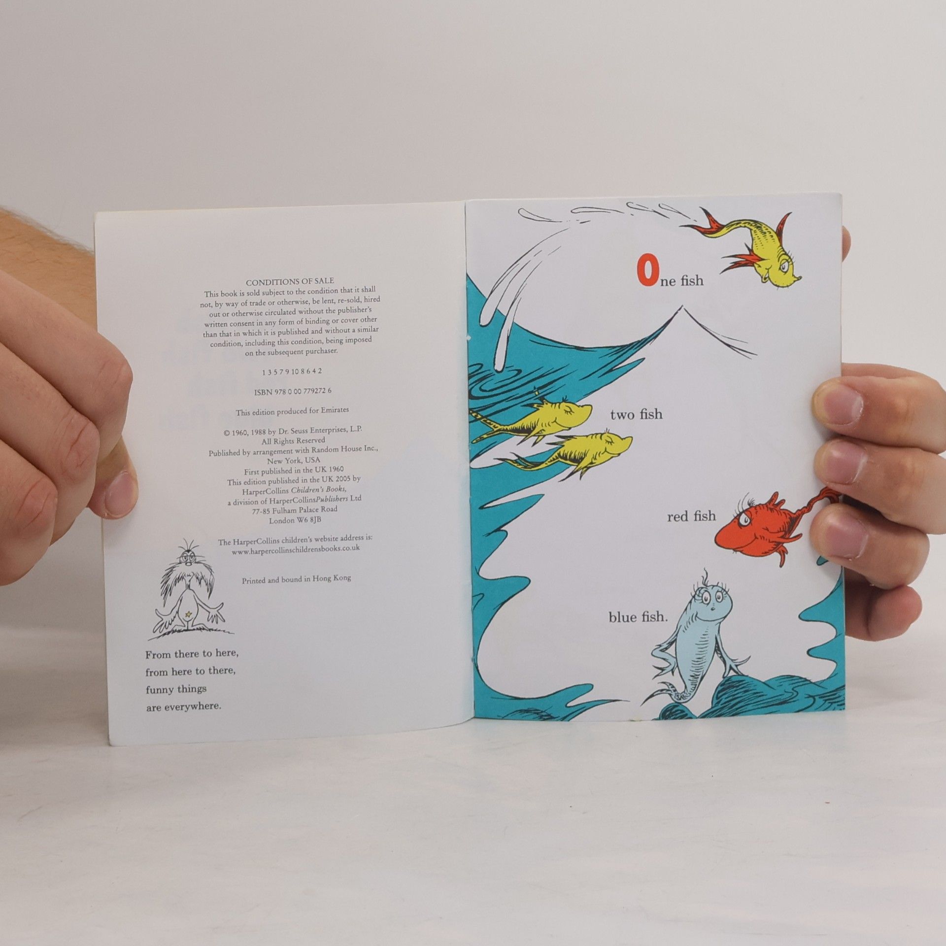 Dr. Seuss One Fish Two Fish Red Fish Blue Fish