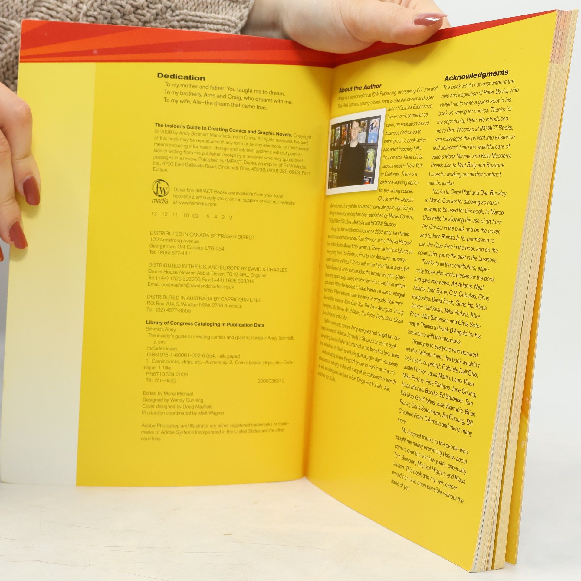 Andy Schmidt The Insider's Guide to Creating Comics and Graphic Novels
