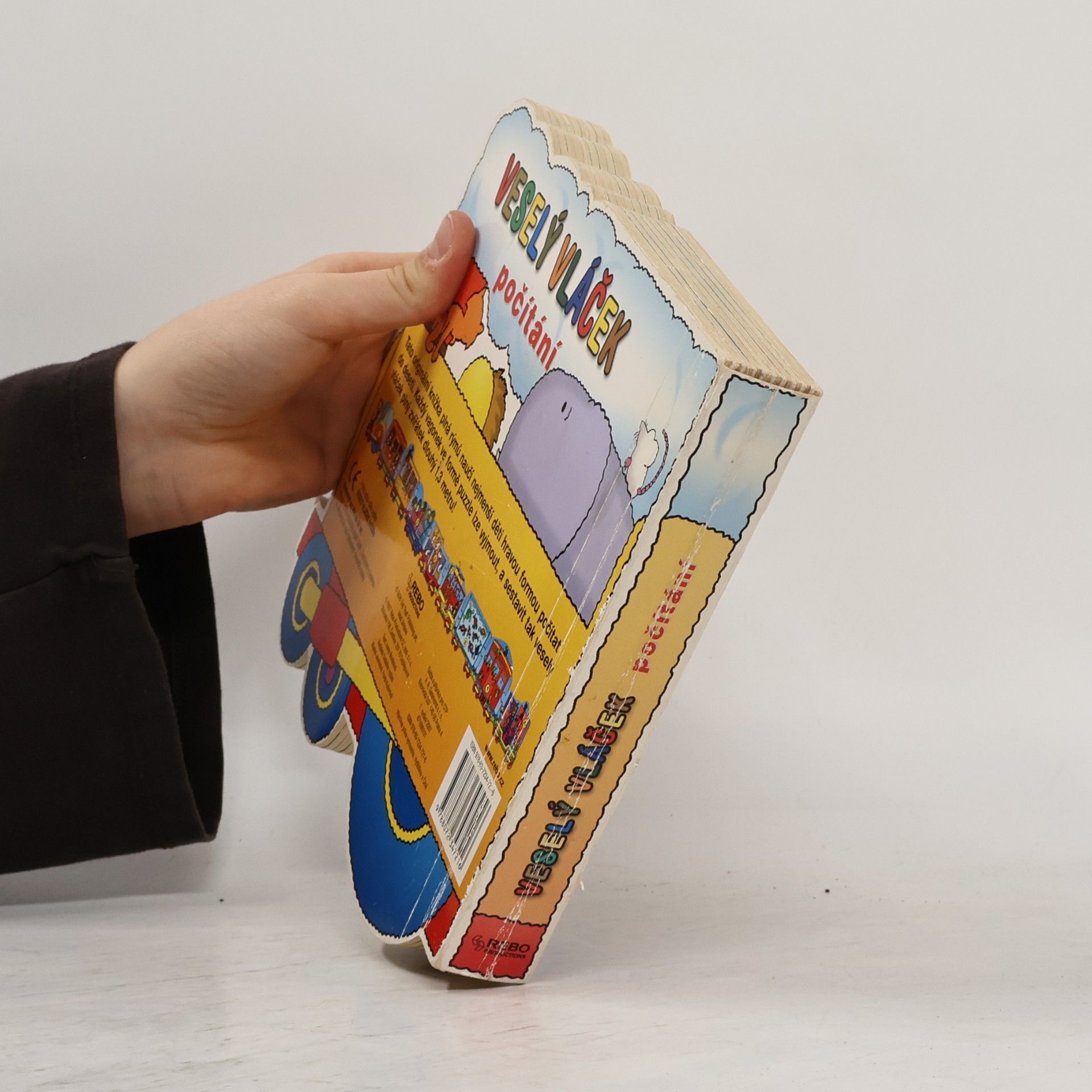 Ivana Nováková Veselý vláček - počítání: dětské puzzle