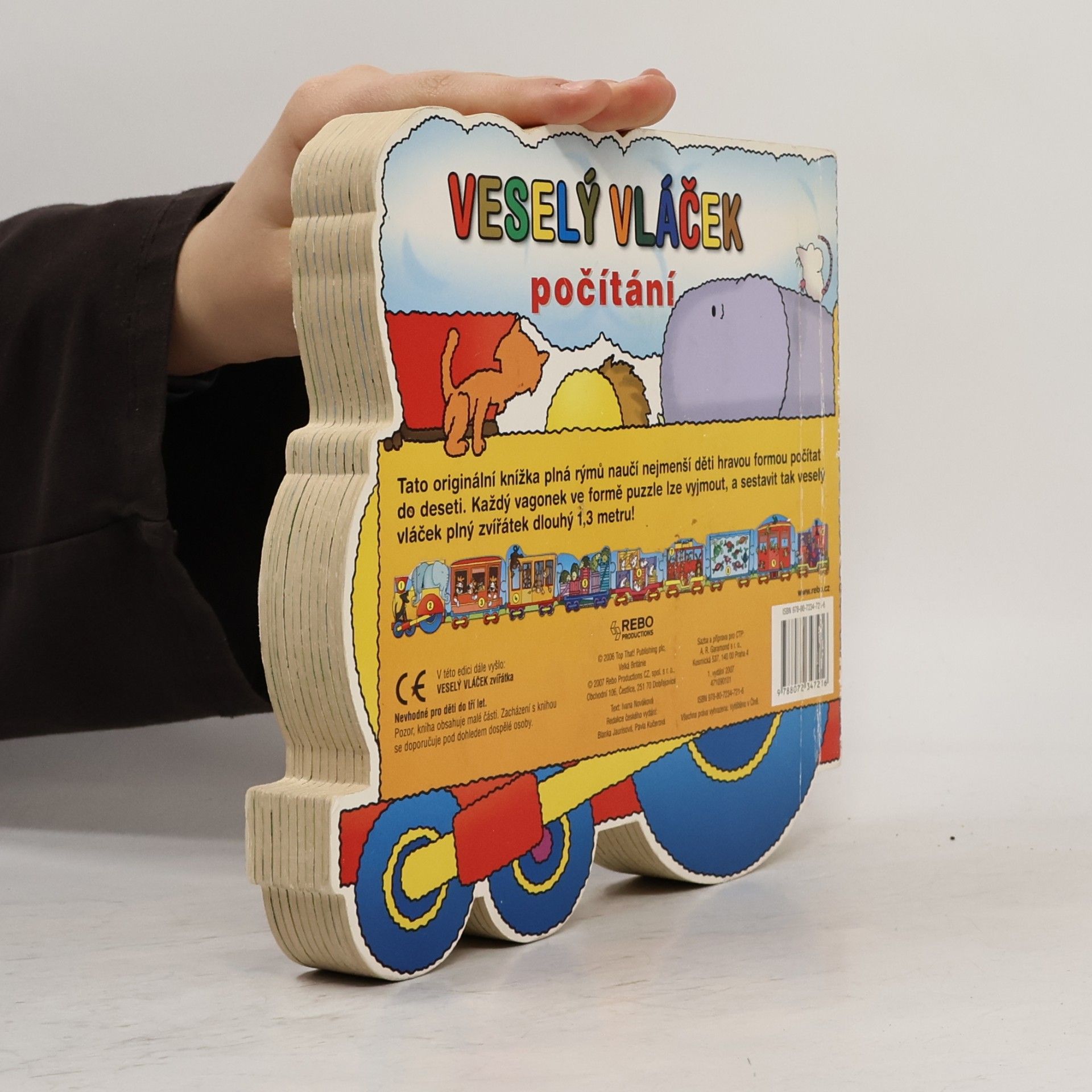 Ivana Nováková Veselý vláček - počítání: dětské puzzle