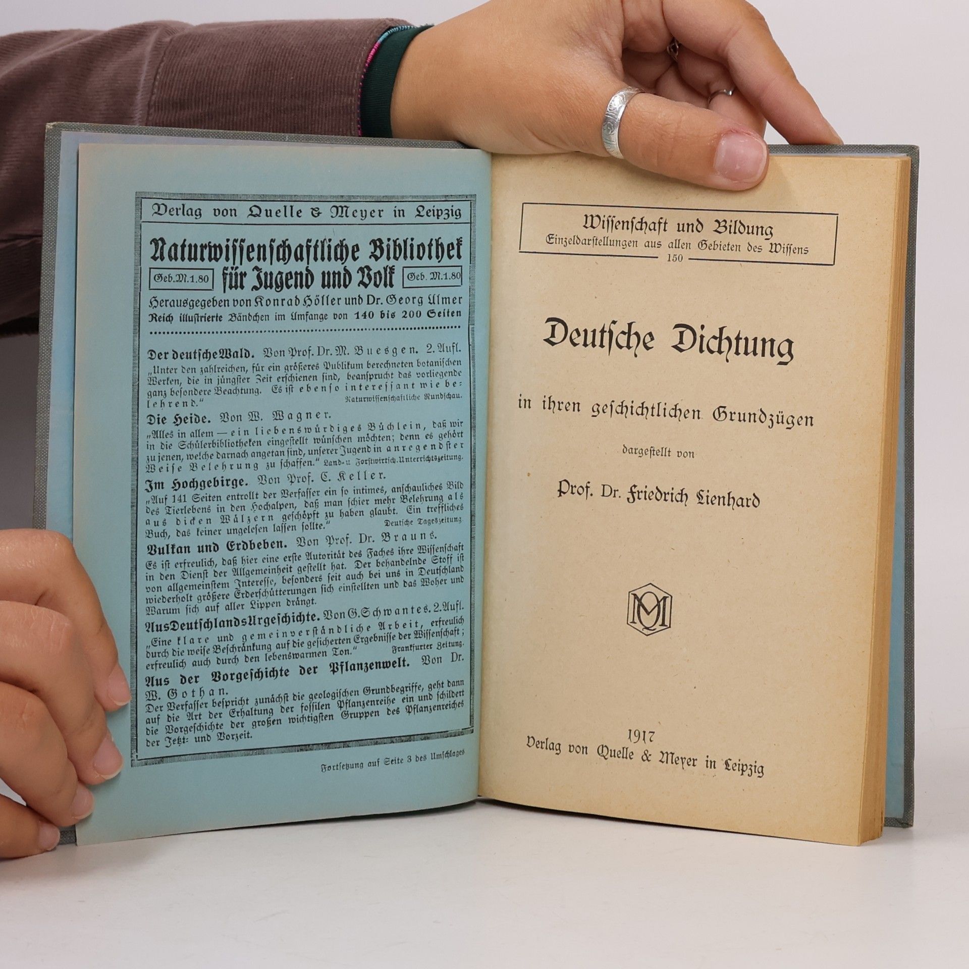 Friedrich Lienhard Deutsche Dichtung