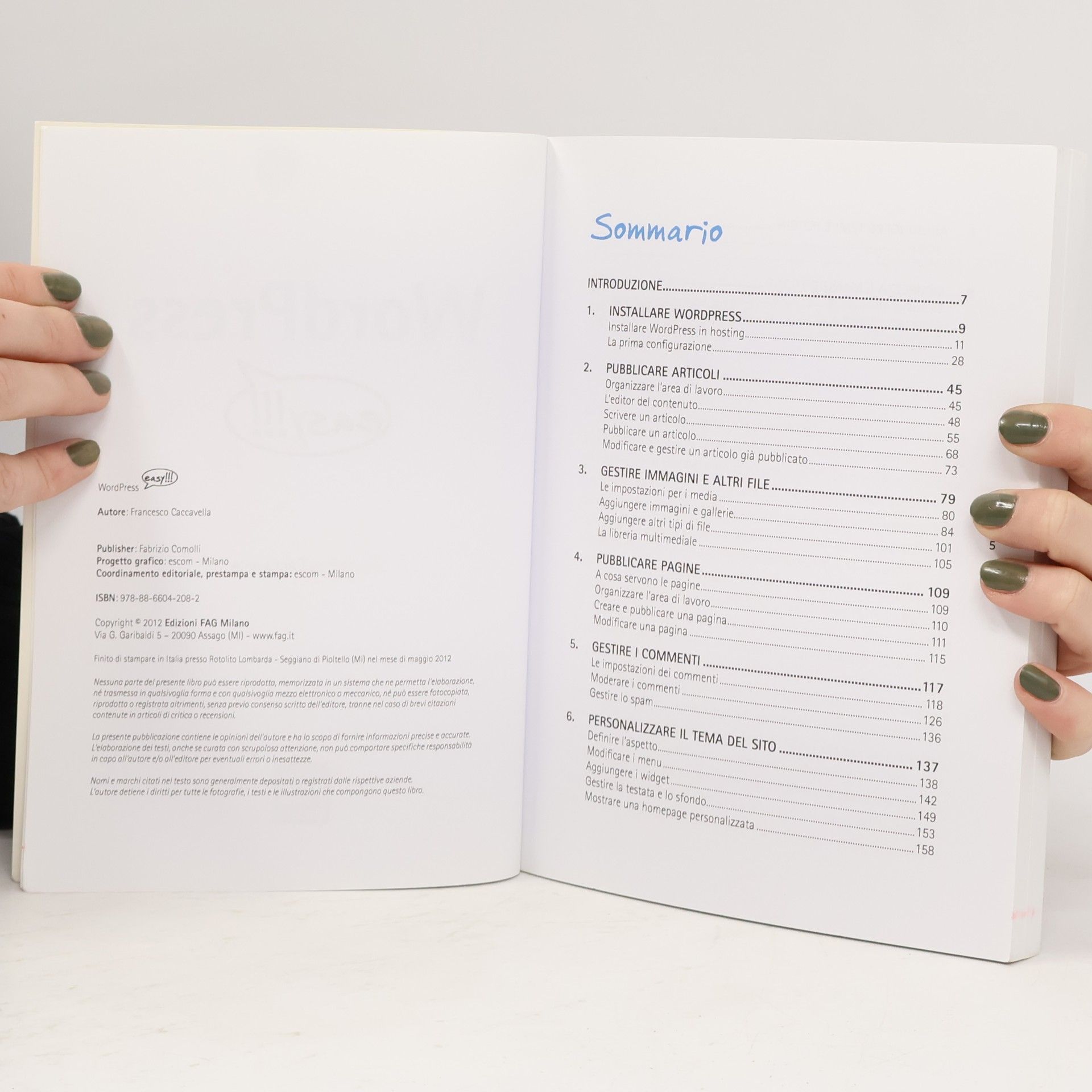 Francesco Caccavella WordPress easy!!! (Le guide facili e veloci, tutte a colori)