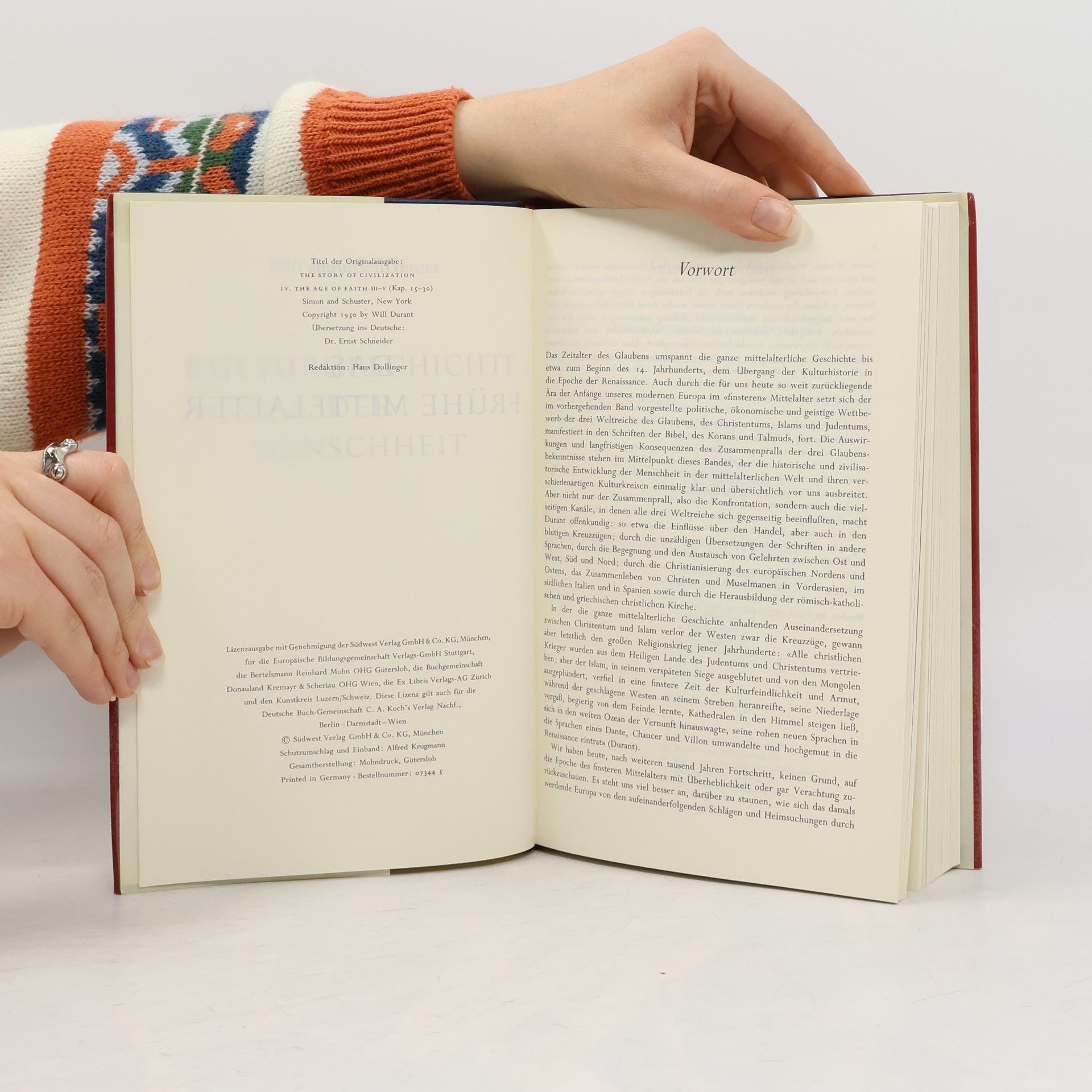 Will Durant Durant Kulturgeschichte der Menschheit